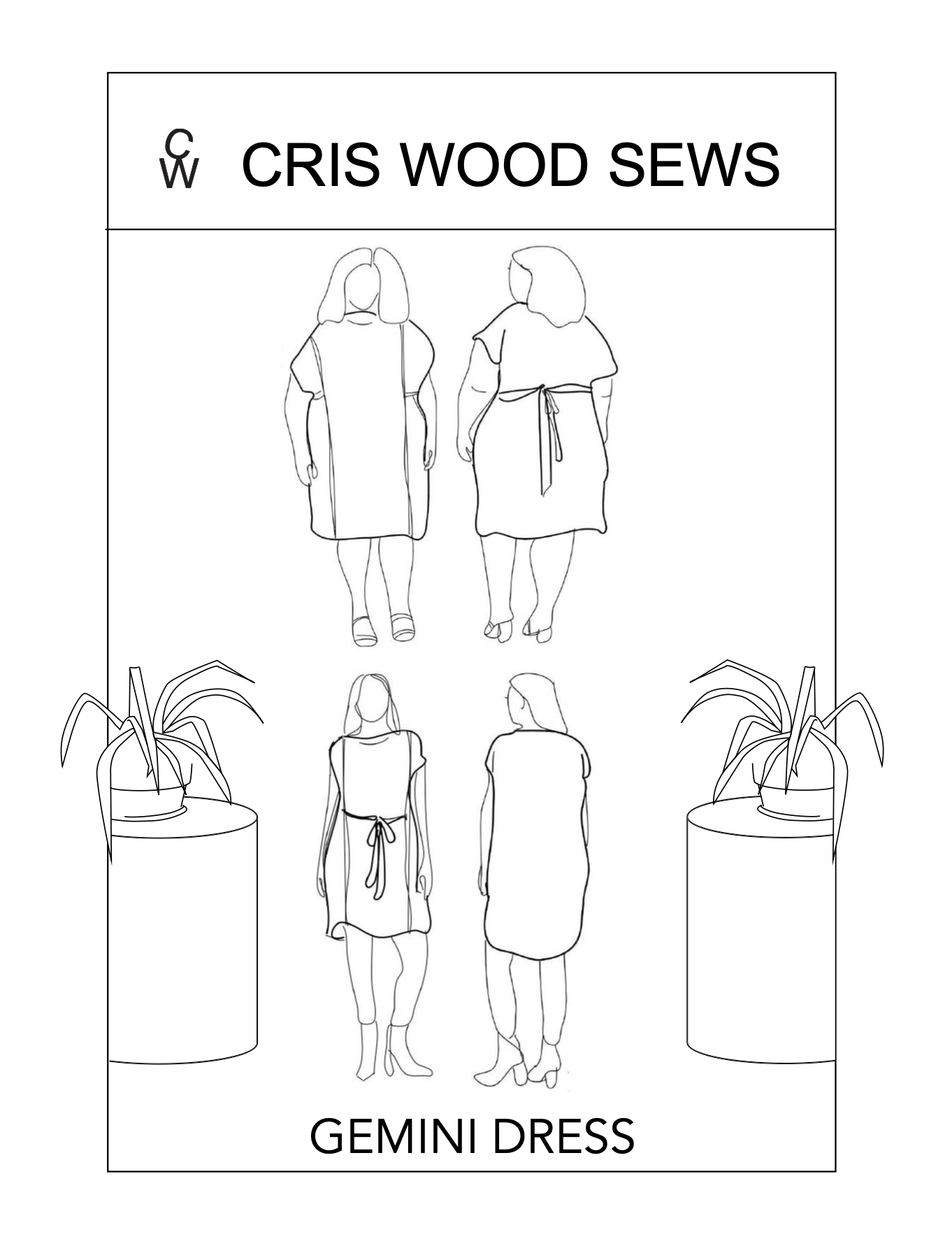 Cris Wood Sews Gemini Dress PDF