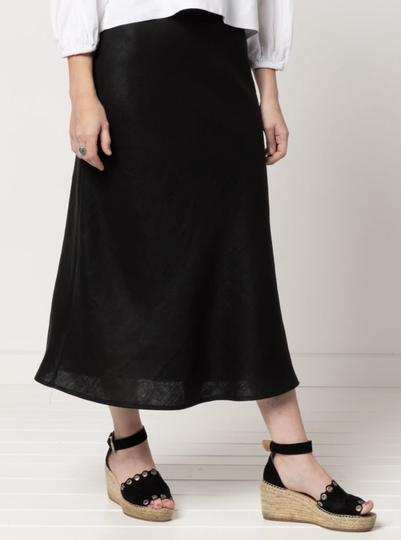 Style Arc Genoa Bias Cut Skirt