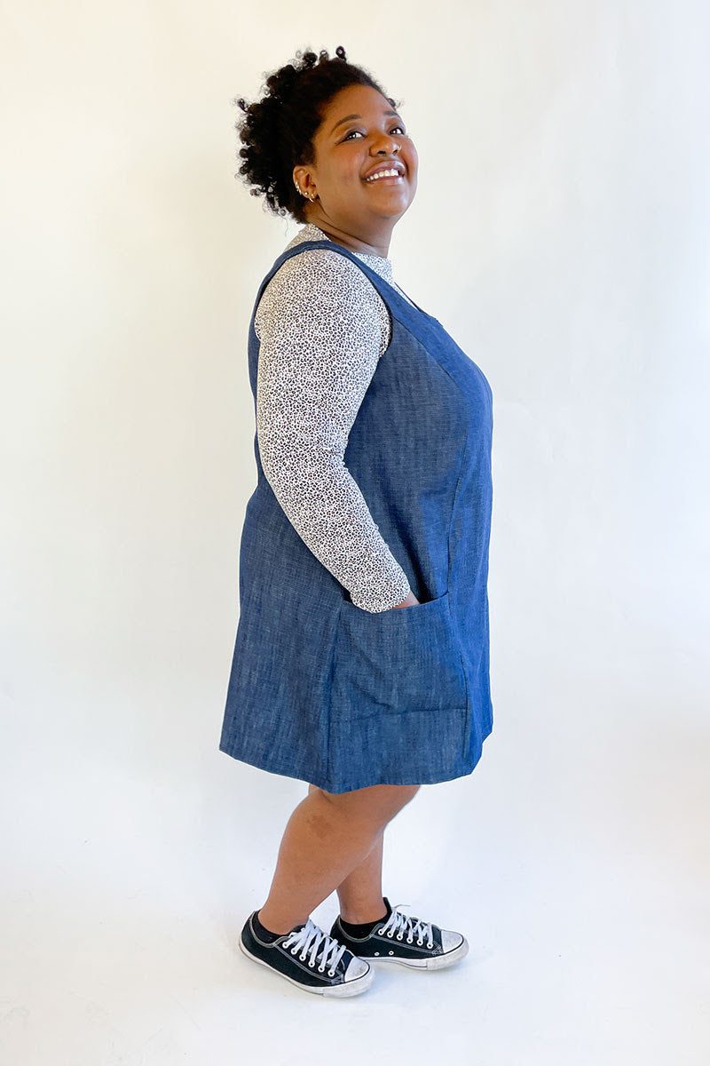 Jennifer Lauren Handmade Georgie Pinafore – The Fold Line
