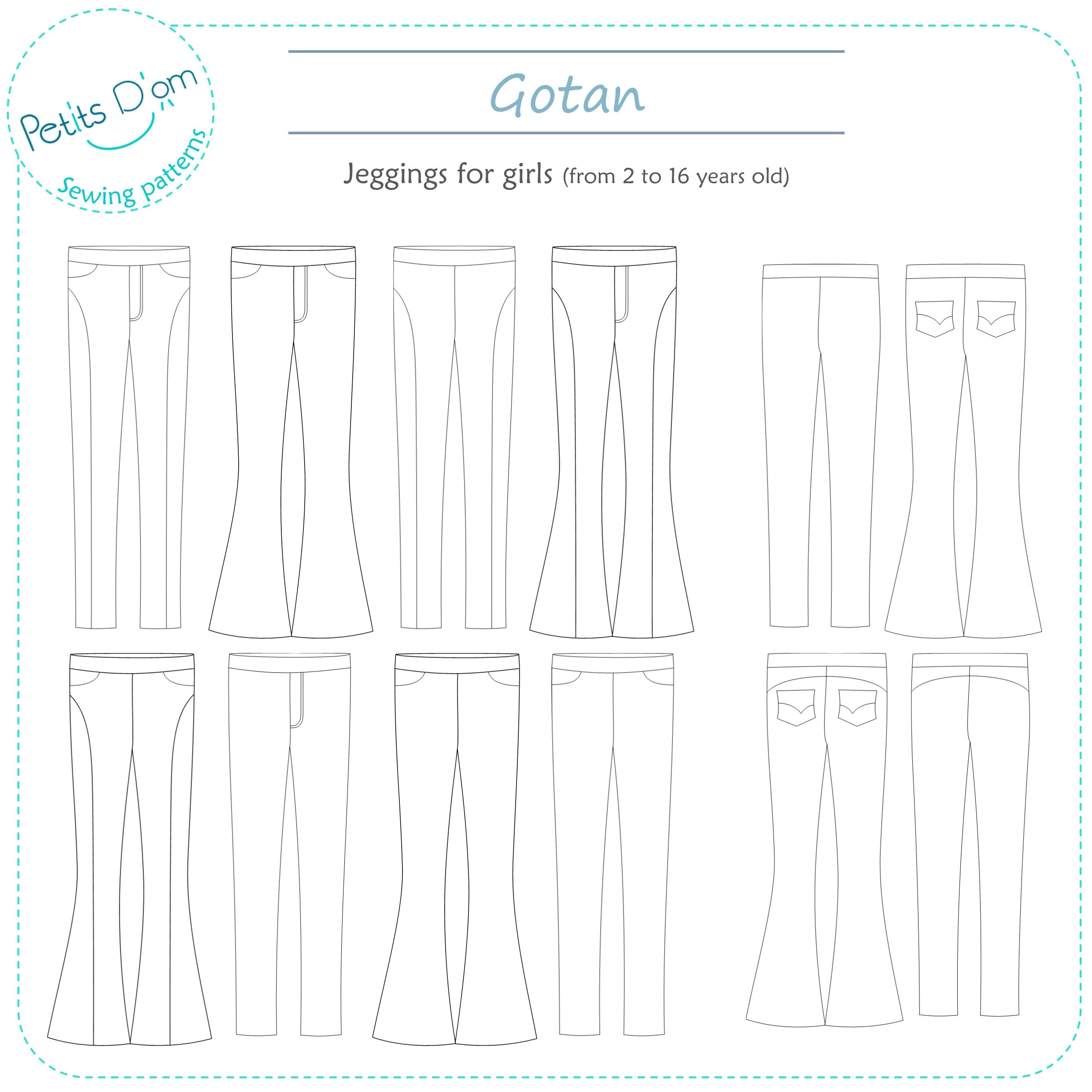 Petits D’om Child/Teen Gotan Jeggings