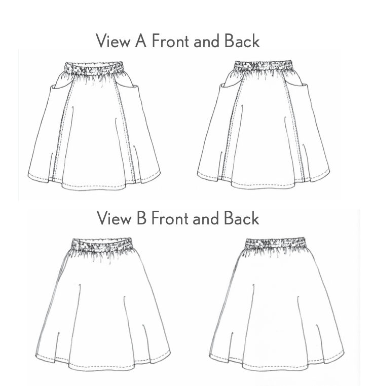 Sew Liberated Gypsum Skirt