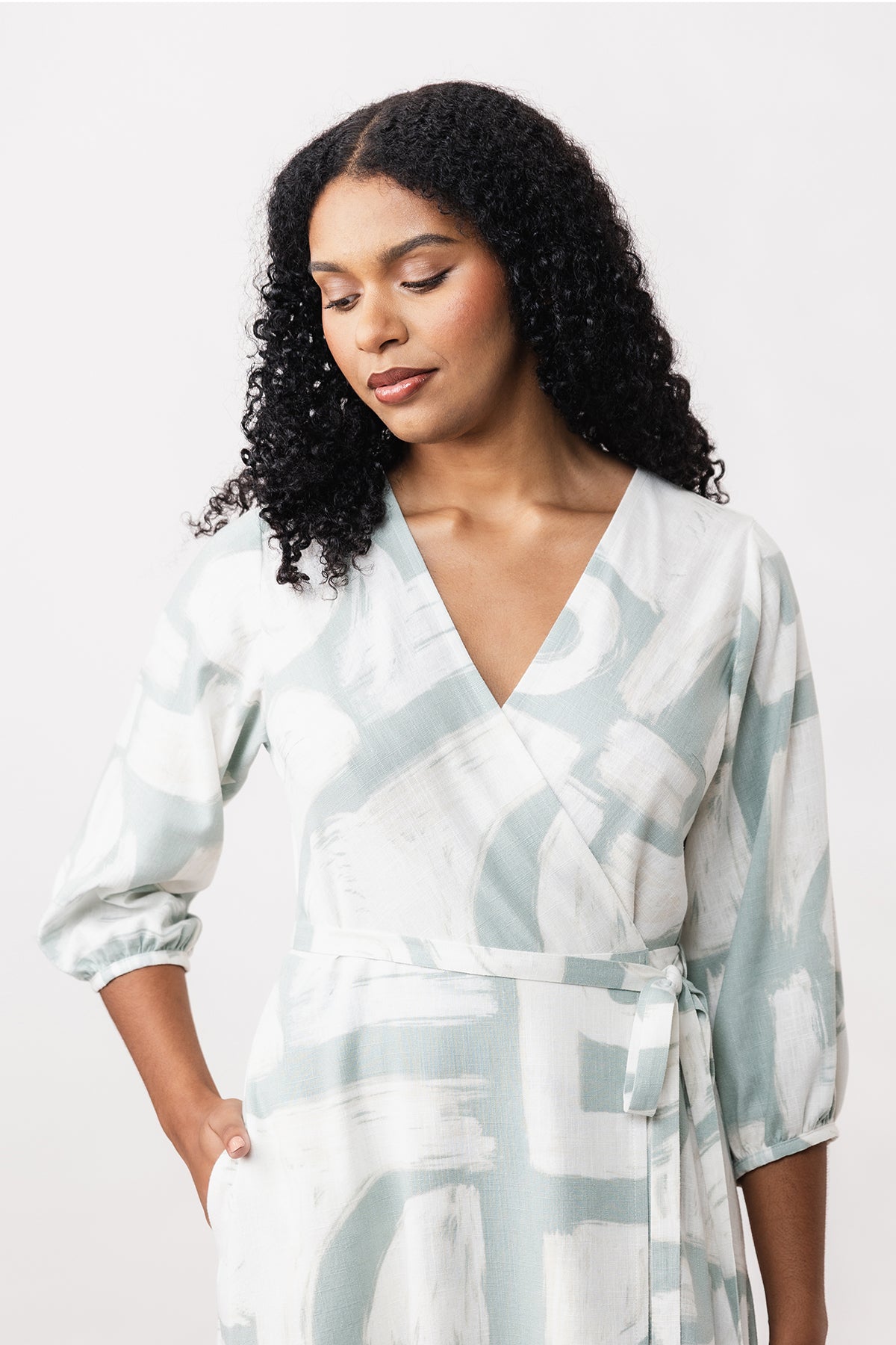 Named Hali Wrap Dress