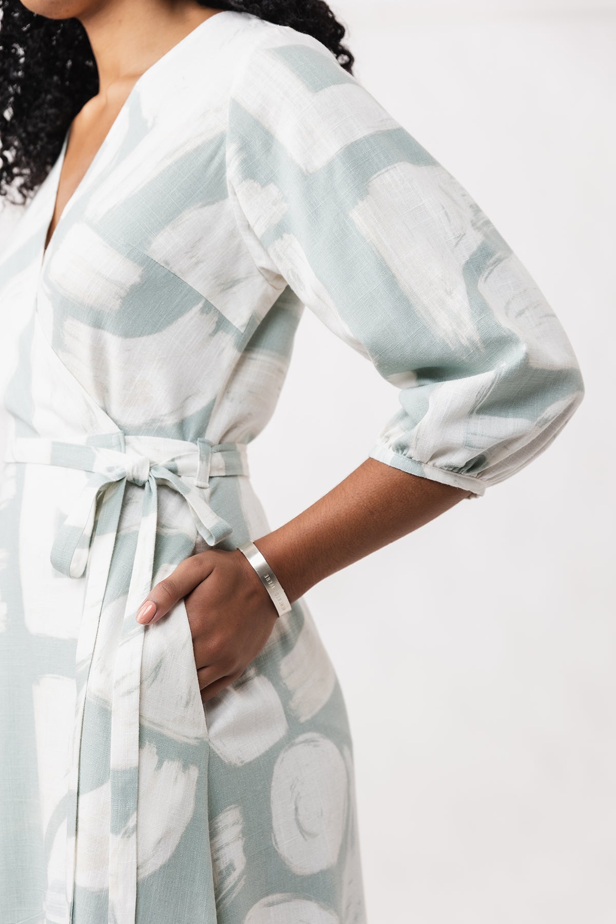 Named Hali Wrap Dress