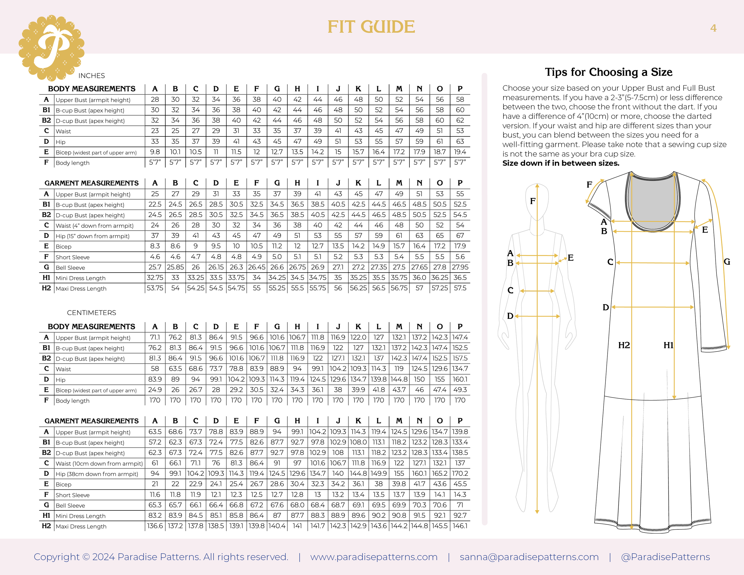 Paradise Patterns Honeygirl Dress Expansion