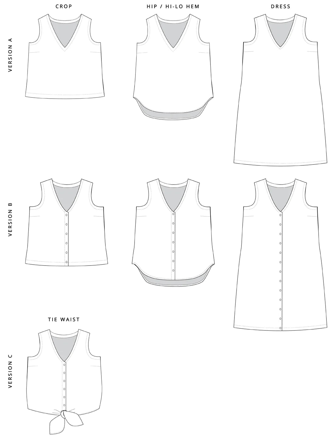 Pattern Scout Hana Tank and Dress