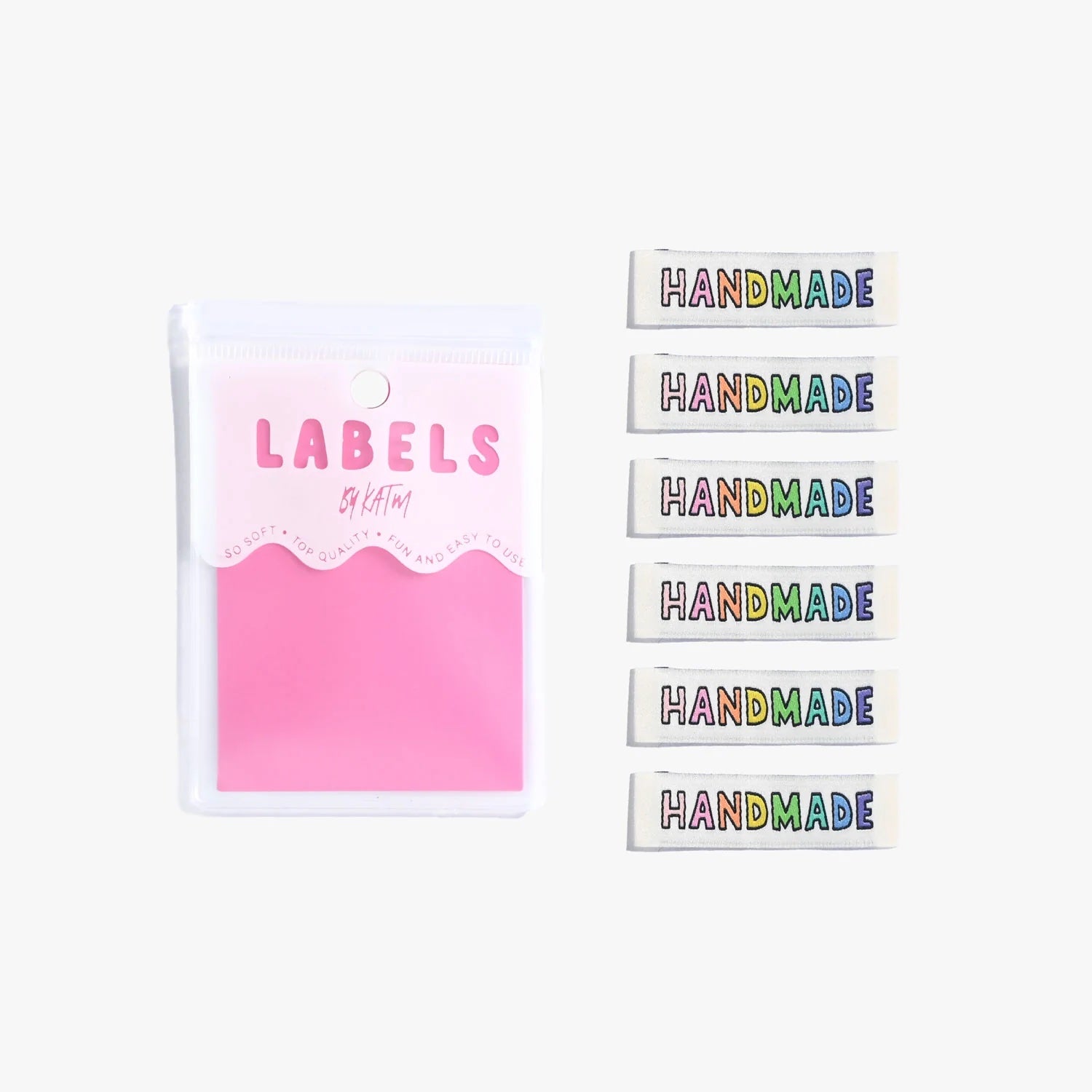 Kylie & The Machine 'Handmade Rainbow' Woven Labels