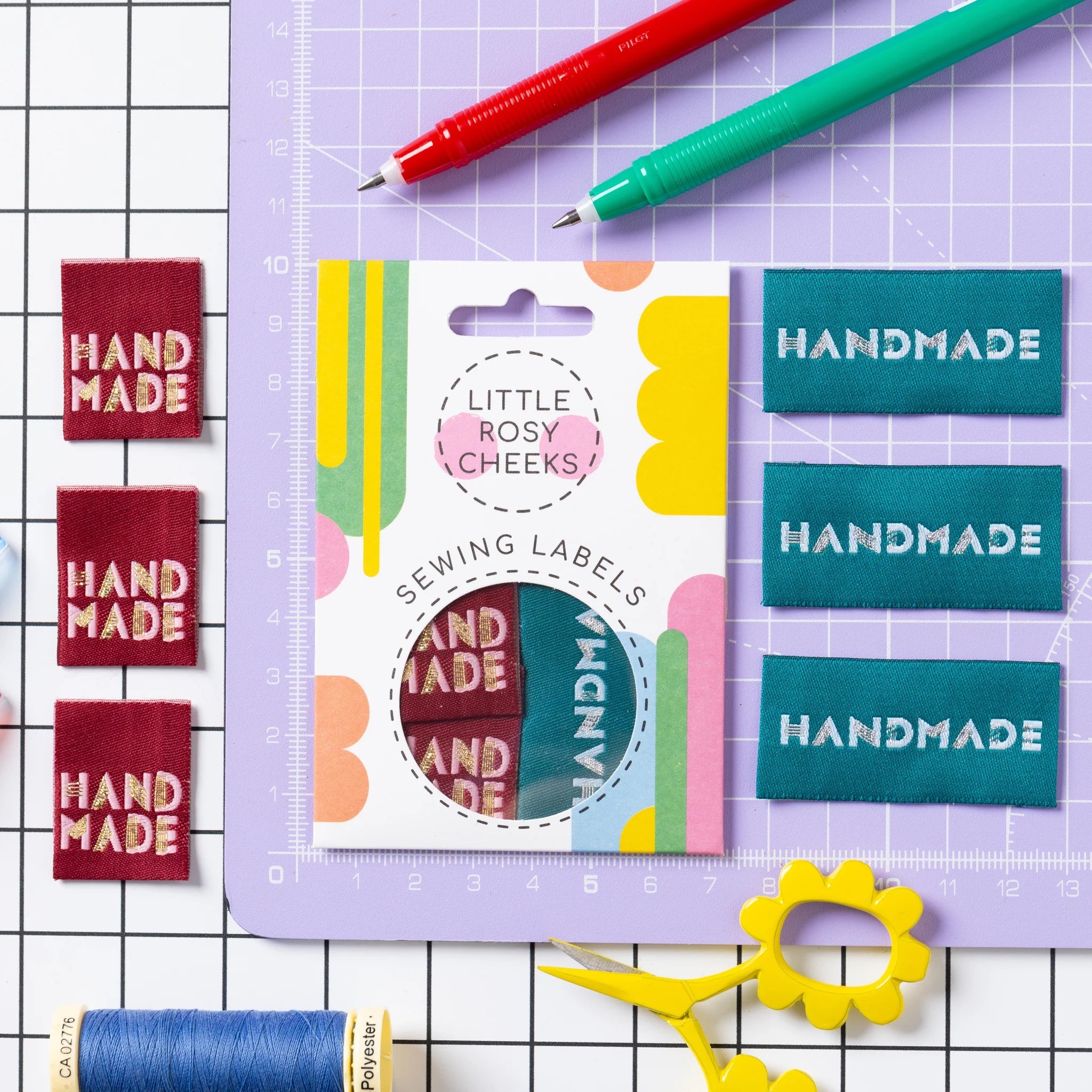 Little Card Label Little Rosy Cheeks 'Simply Handmade 4.0' Labels – The Fold Line
