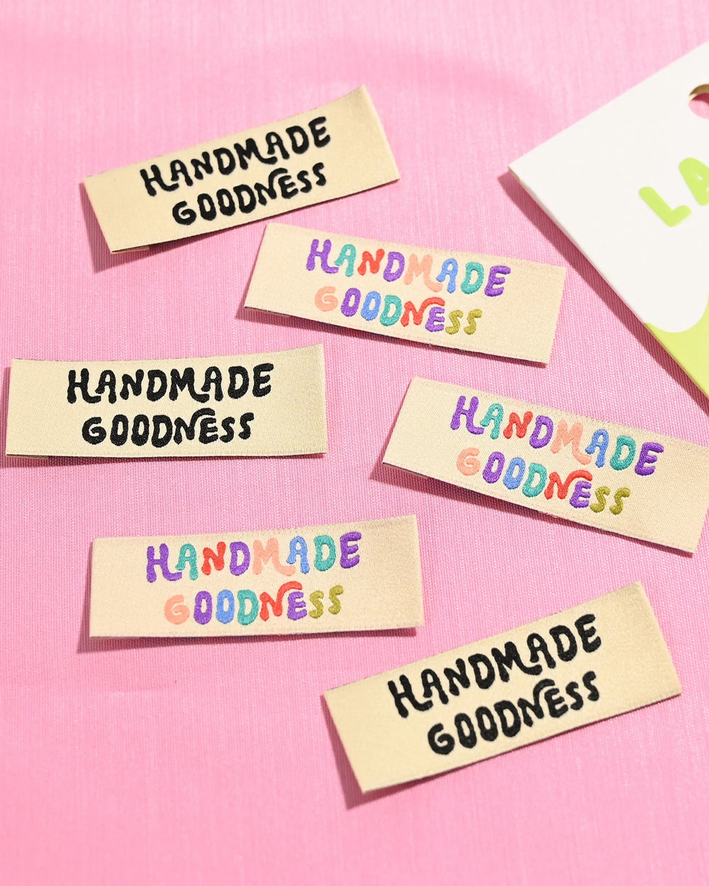 Kylie & The Machine 'Handmade Goodness' Labels