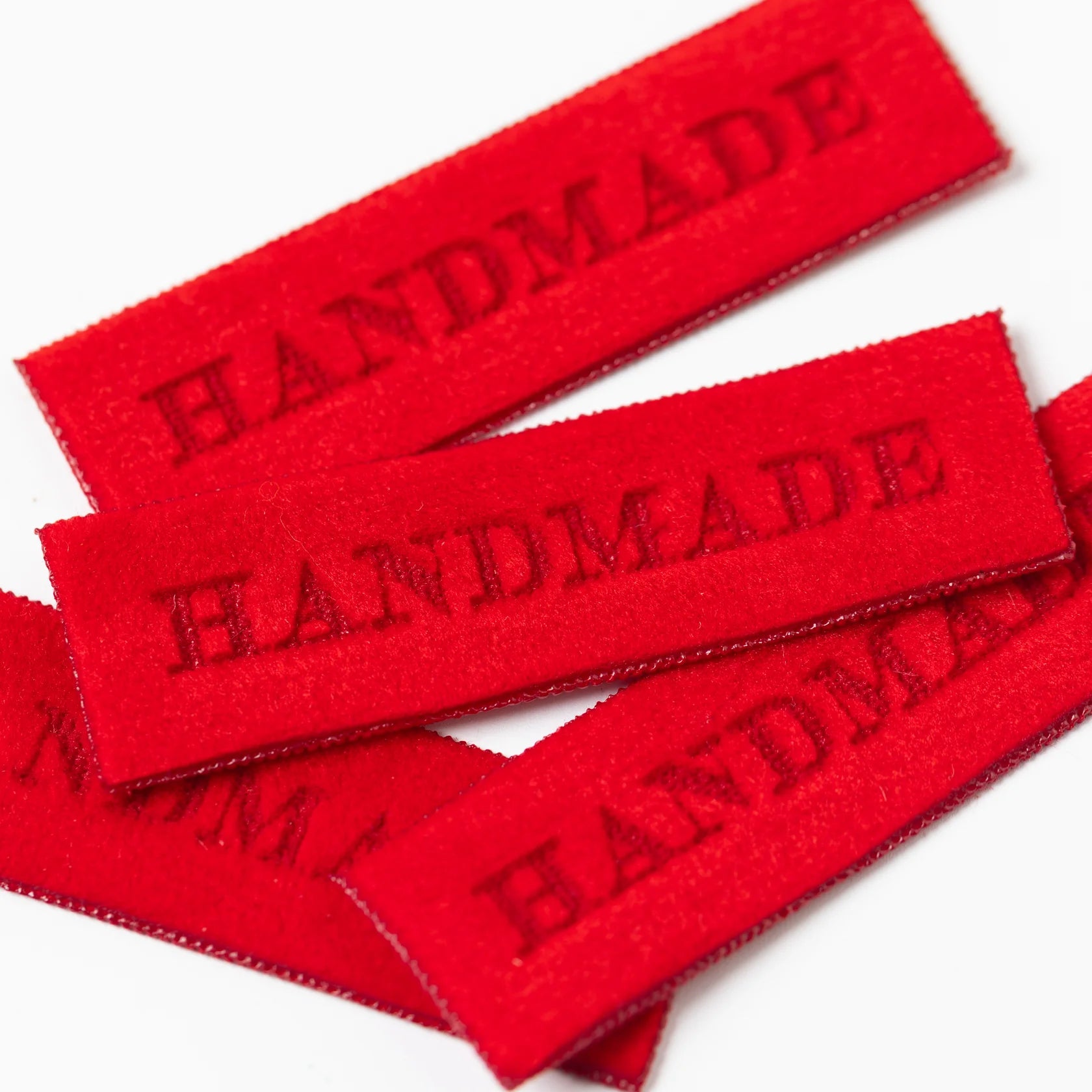 Little Rosy Cheeks 'Handmade Velvet (Red)' Labels