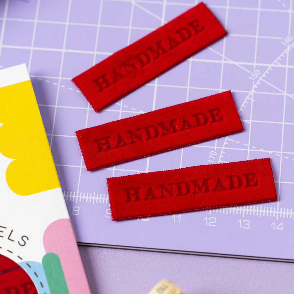 Little Rosy Cheeks 'Handmade Velvet (Red)' Labels