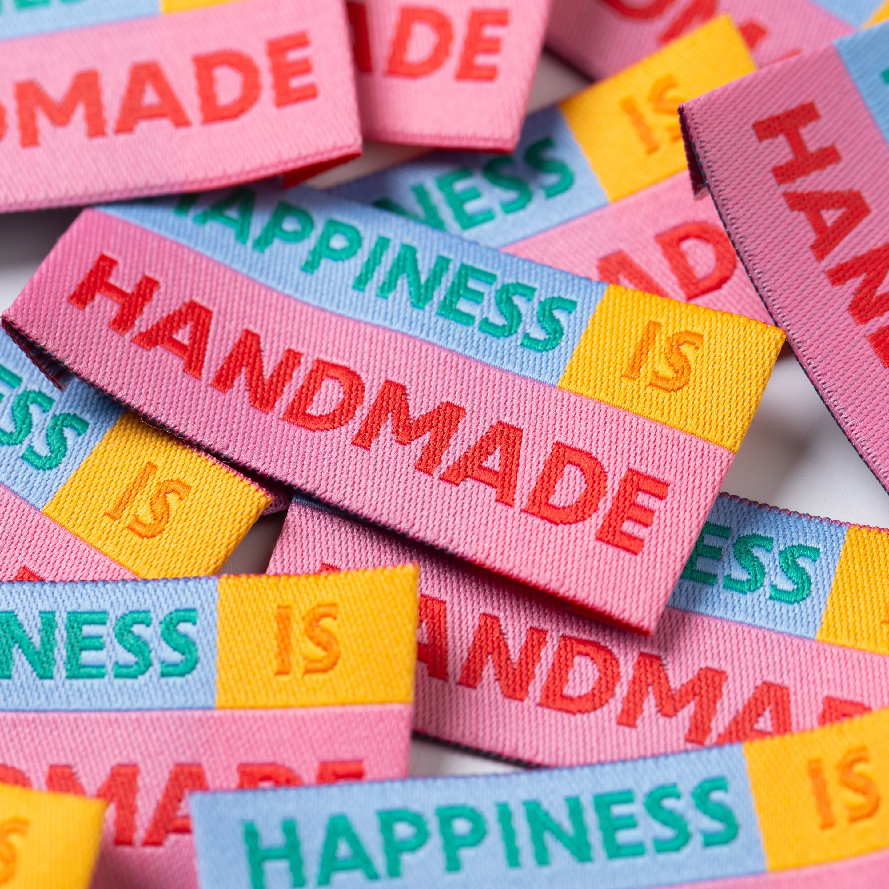 Little Rosy Cheeks 'Happiness Is Handmade' Labels
