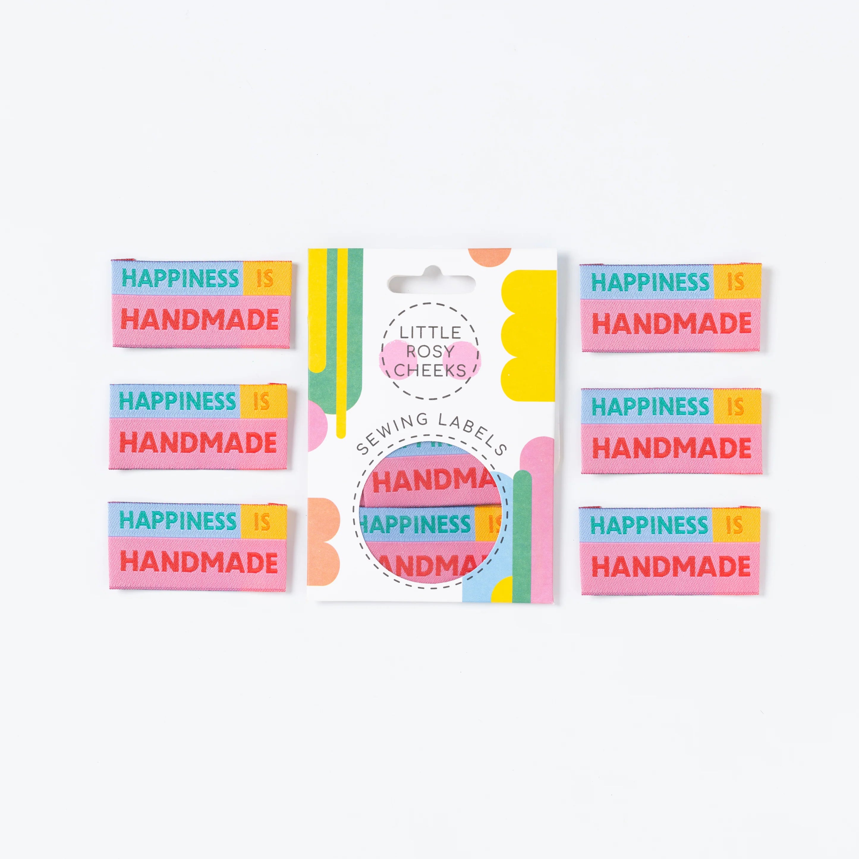 Little Rosy Cheeks 'Happiness Is Handmade' Labels