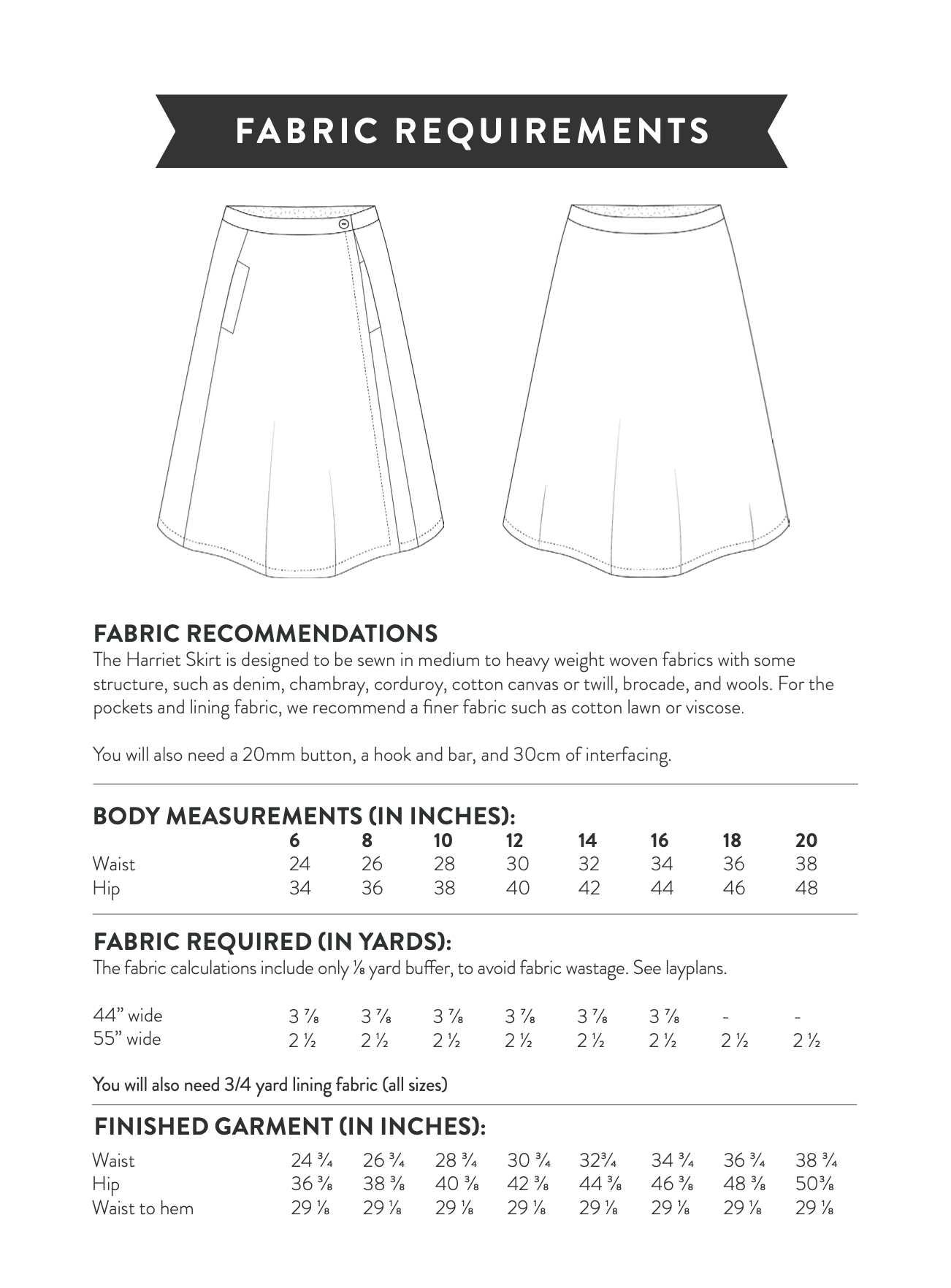 Sew Over It Harriet Skirt