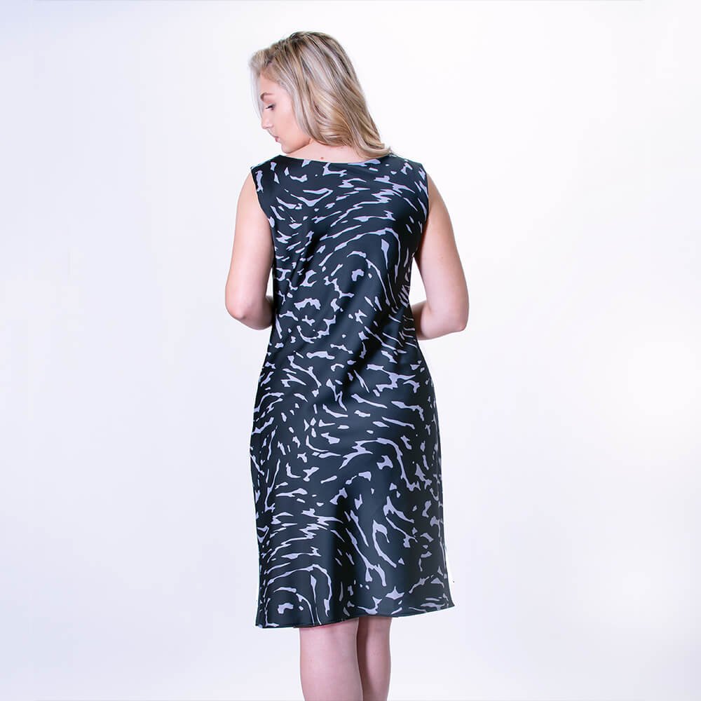 The Pattern Cutters Havana Cowl Neck Dress