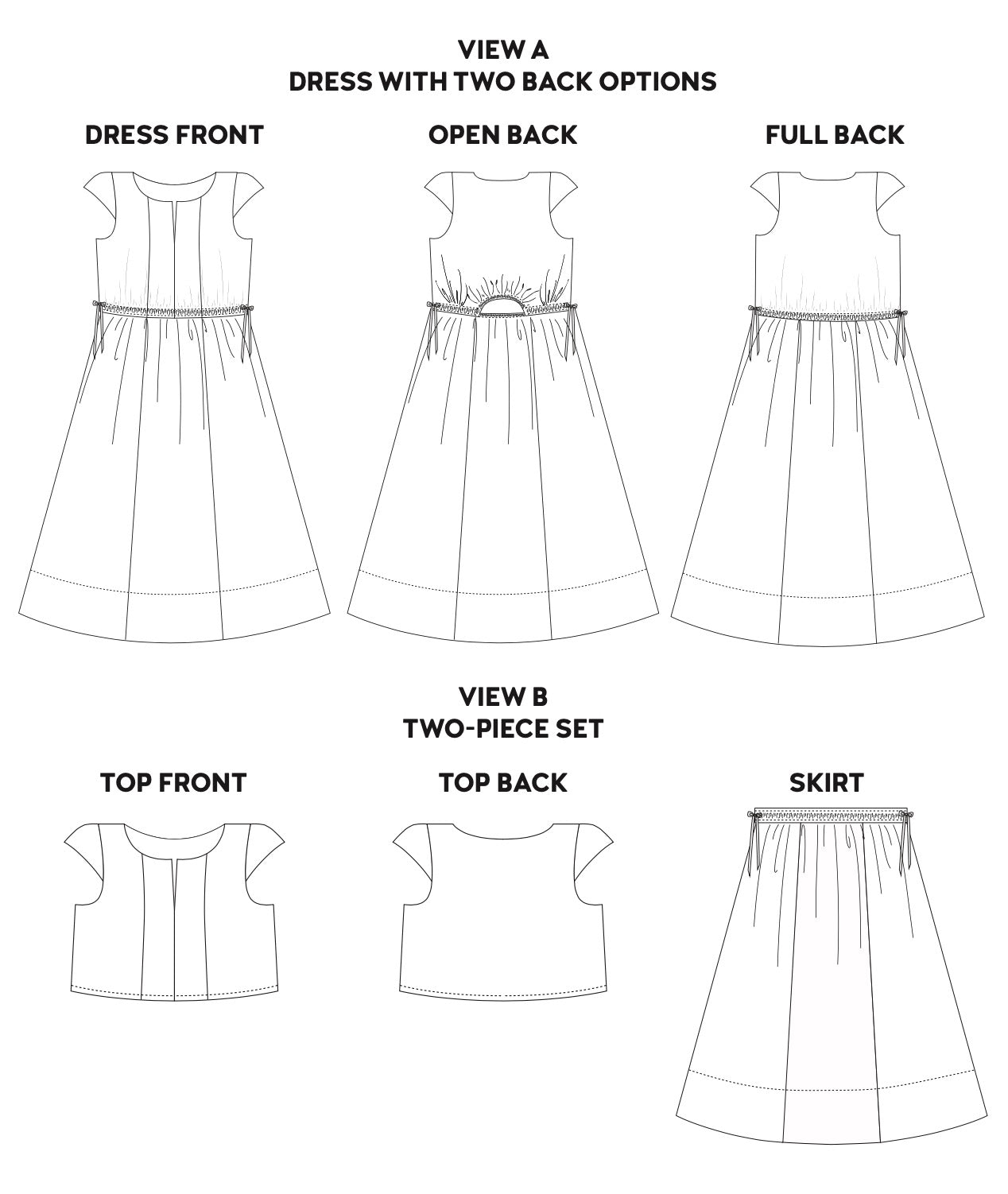 Chalk and Notch Hayes Dress and Two-Piece Set