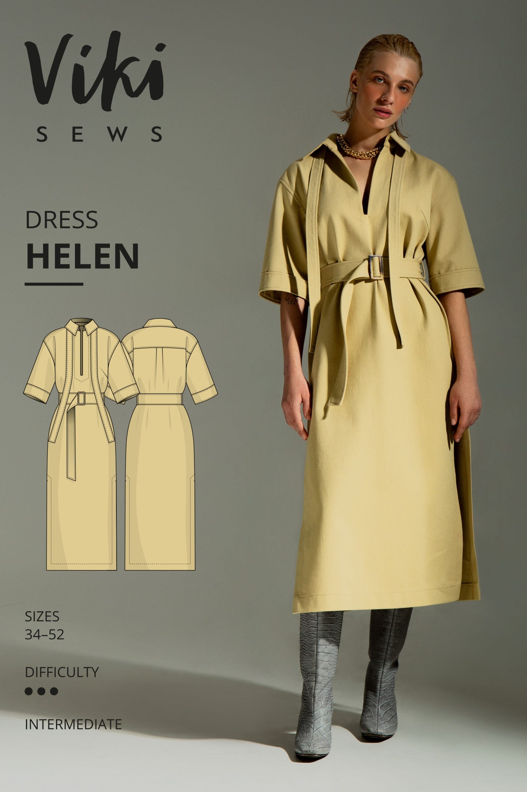 Vikisews Helen Dress PDF