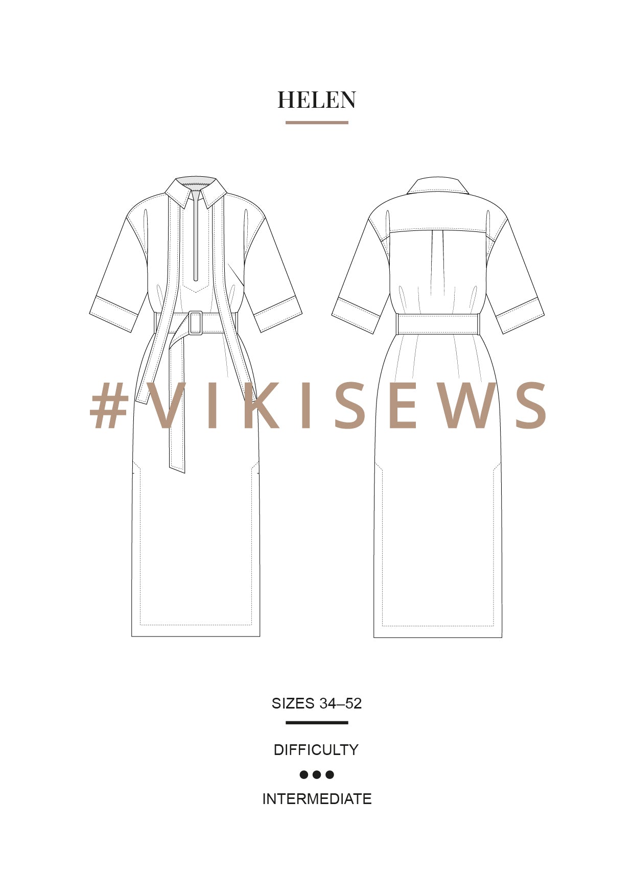 Vikisews Helen Dress PDF