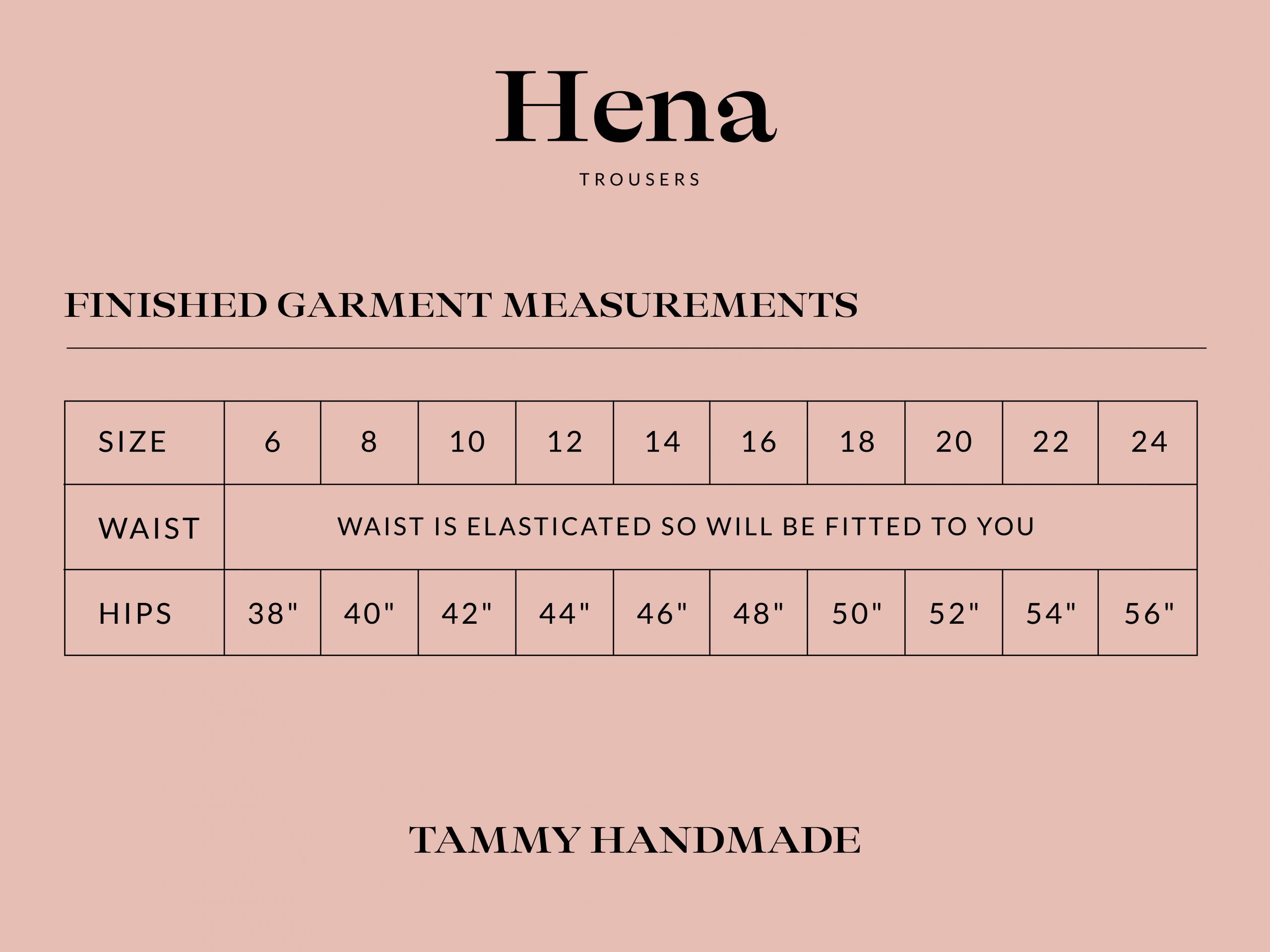 Tammy Handmade Hena Trousers