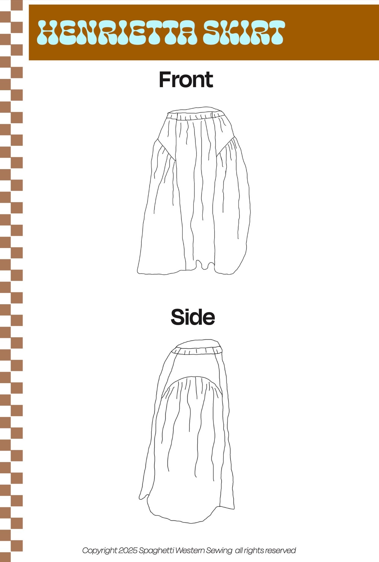 Spaghetti Western Sewing Henrietta Skirt