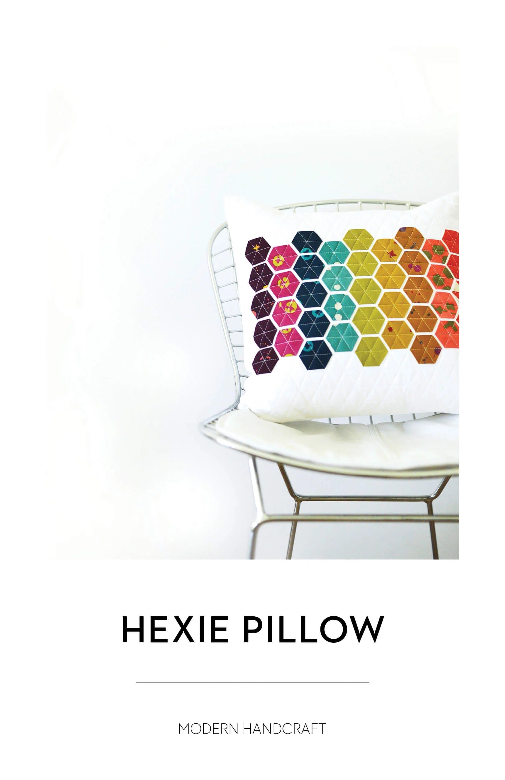 Modern Handcraft Hexie Pillow