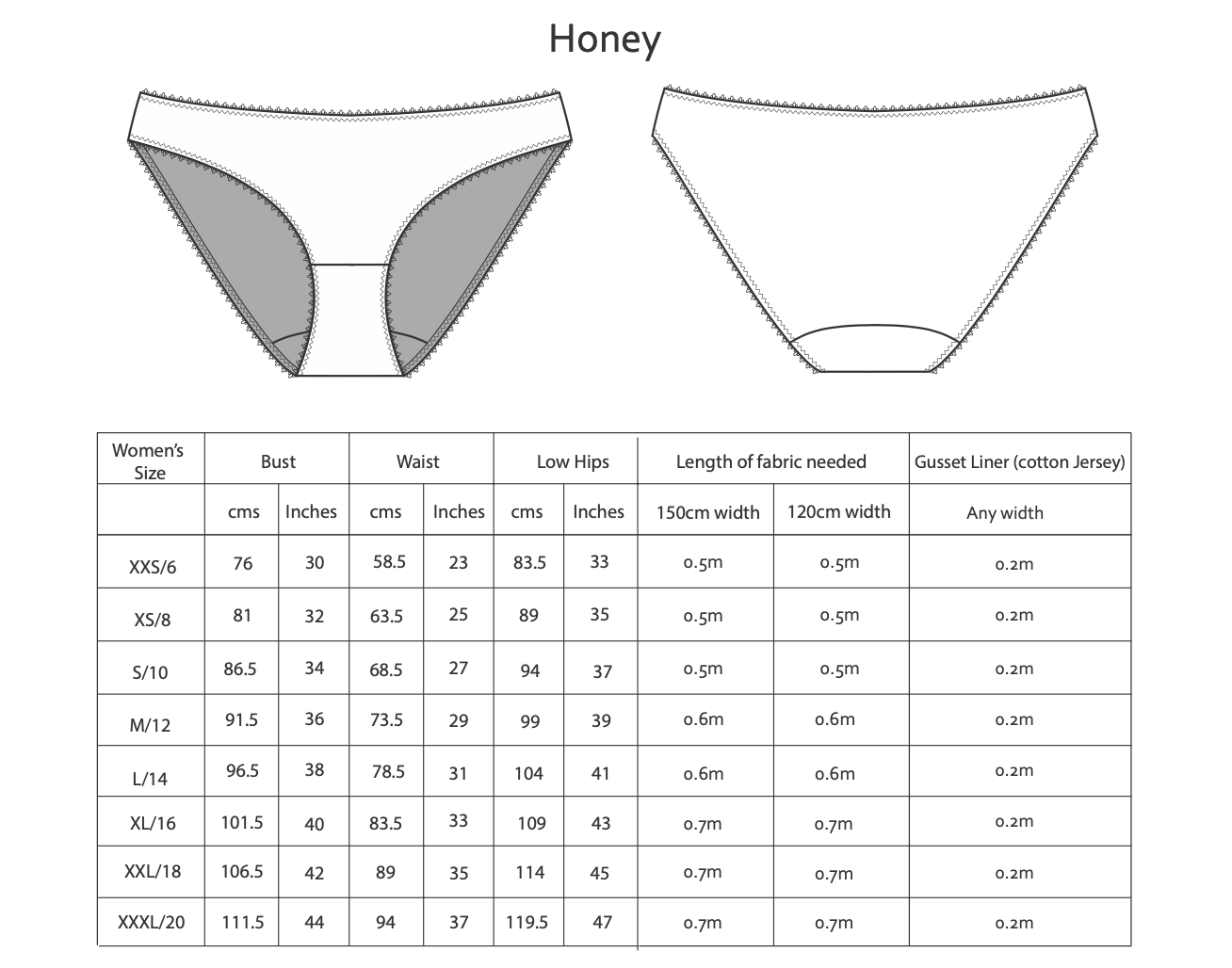Sew Projects Honey Knicker PDF