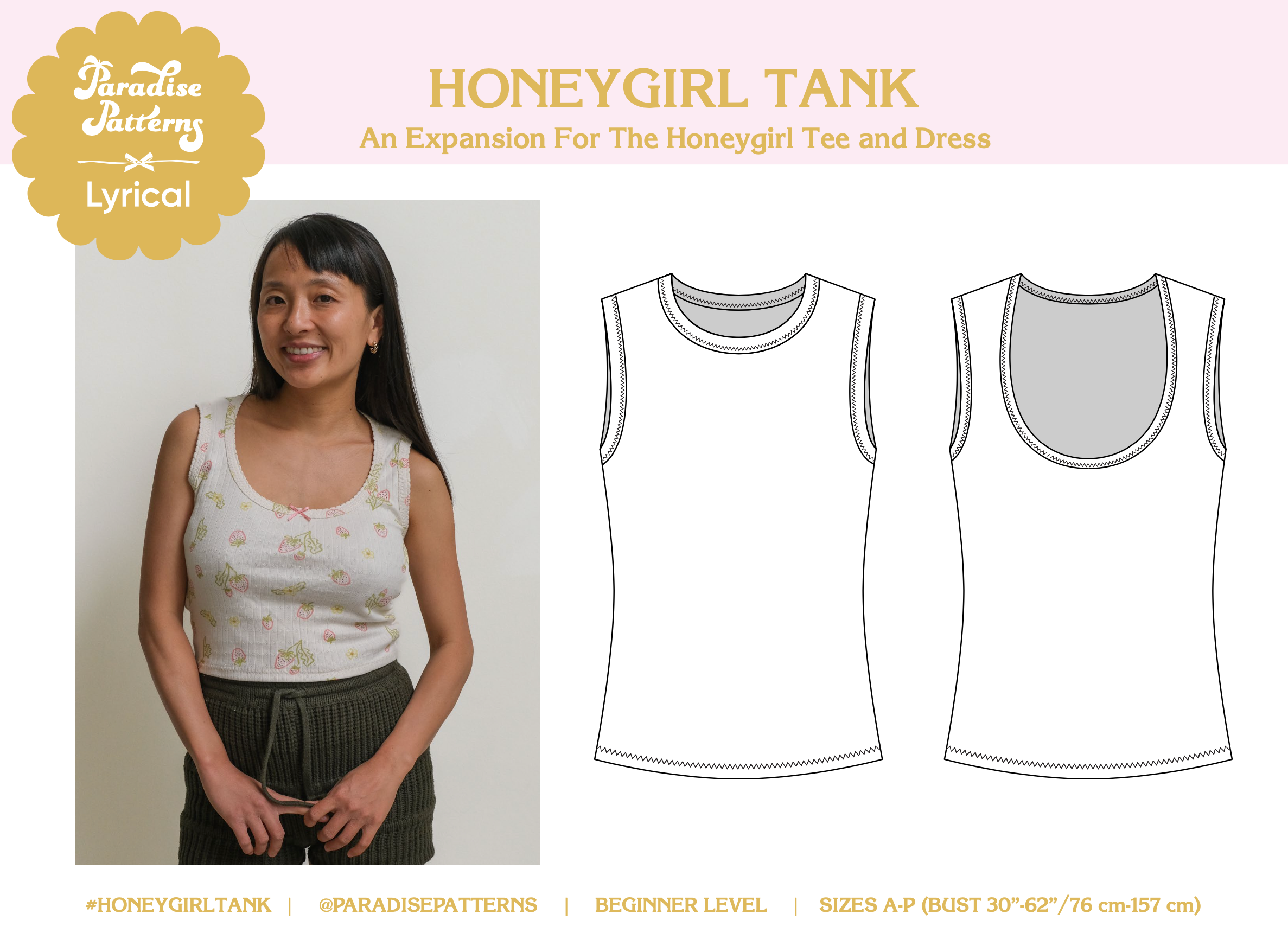 Paradise Patterns Honeygirl Tee Expansion