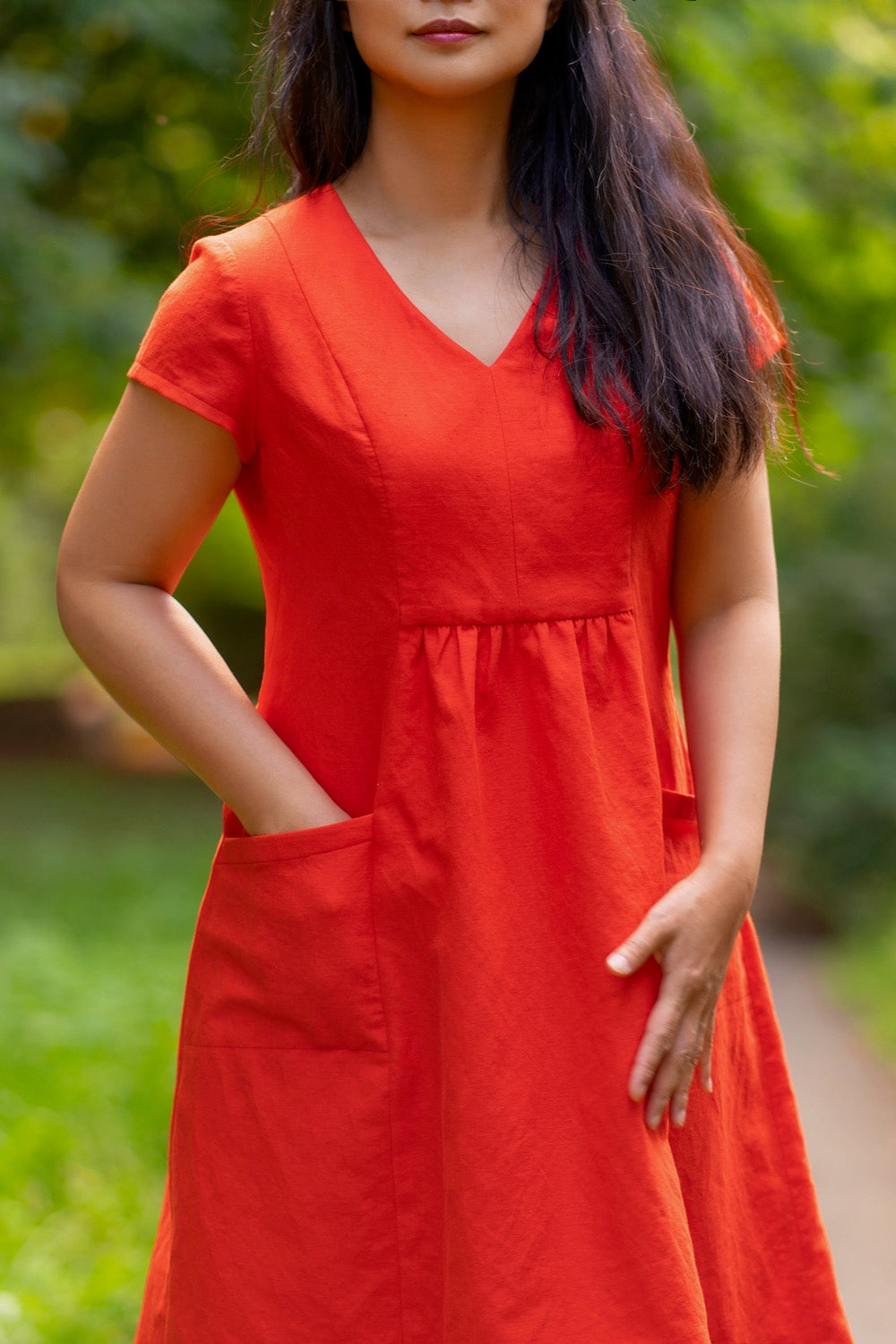 シェリエ　color scheme stitch mini dress Itch to Stitch Celeste Dress – The Fold Line