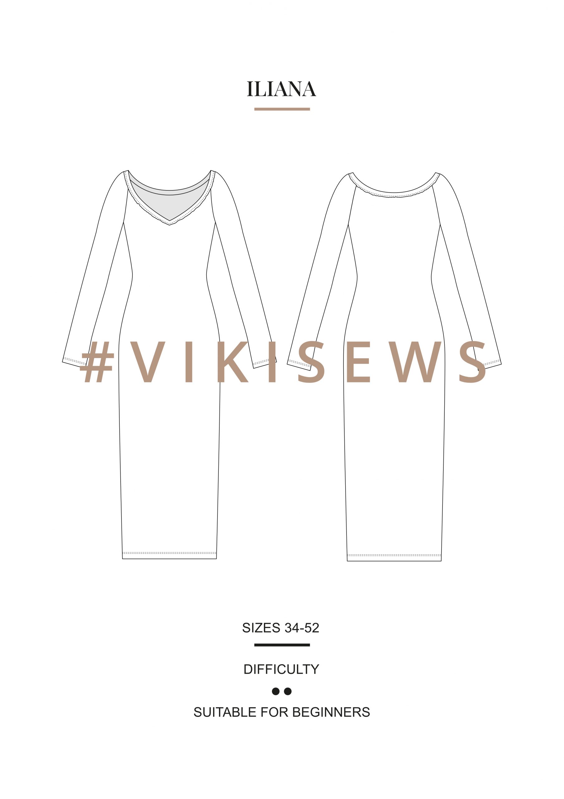 Vikisews Iliana Dress PDF