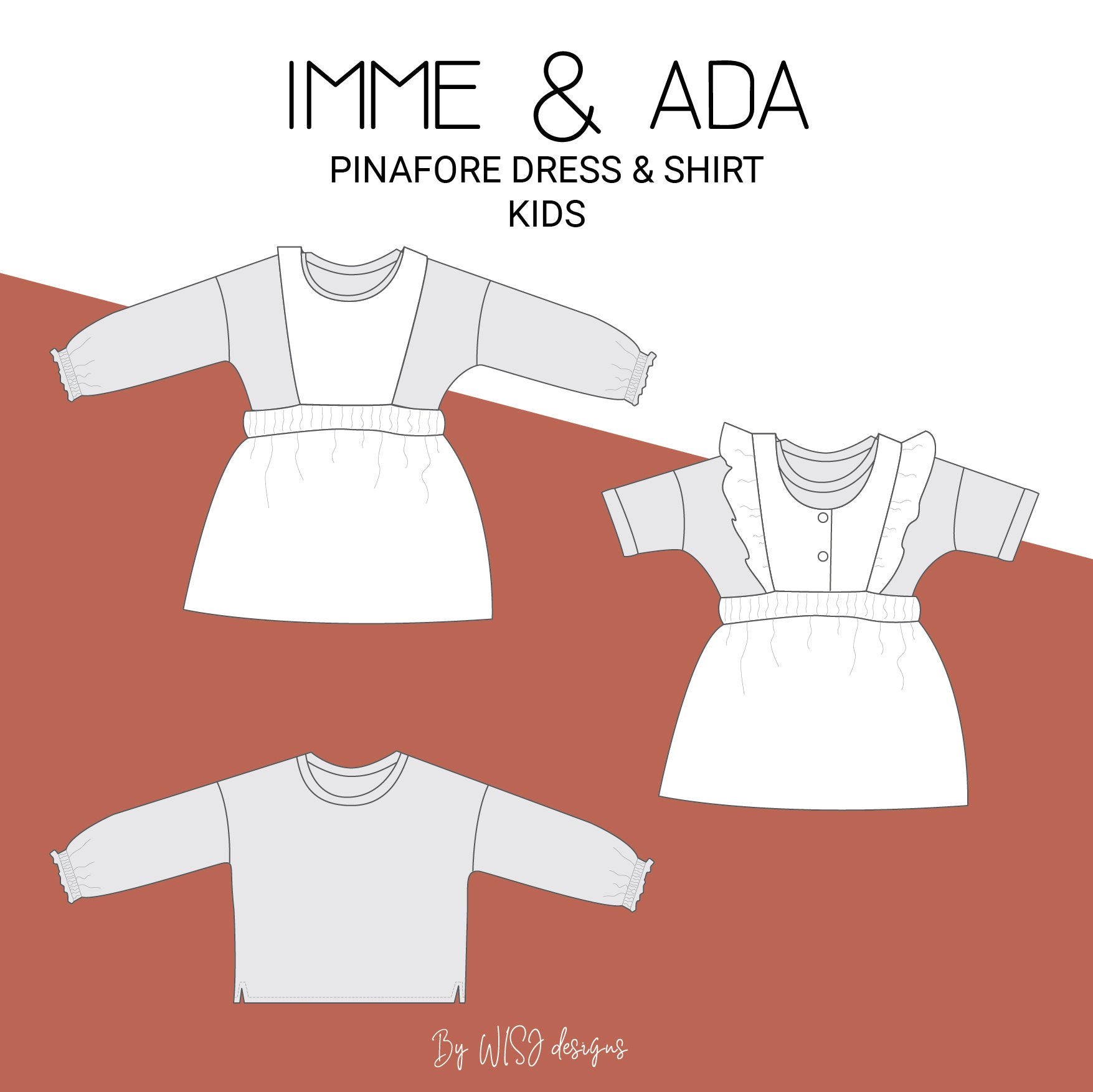 WISJ Designs Child Imme Dress and Ada Shirt