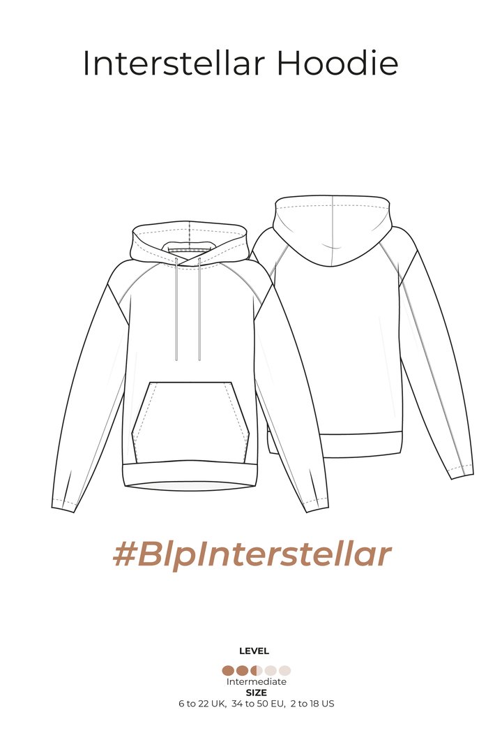 Bella Loves Patterns Interstellar Hoodie