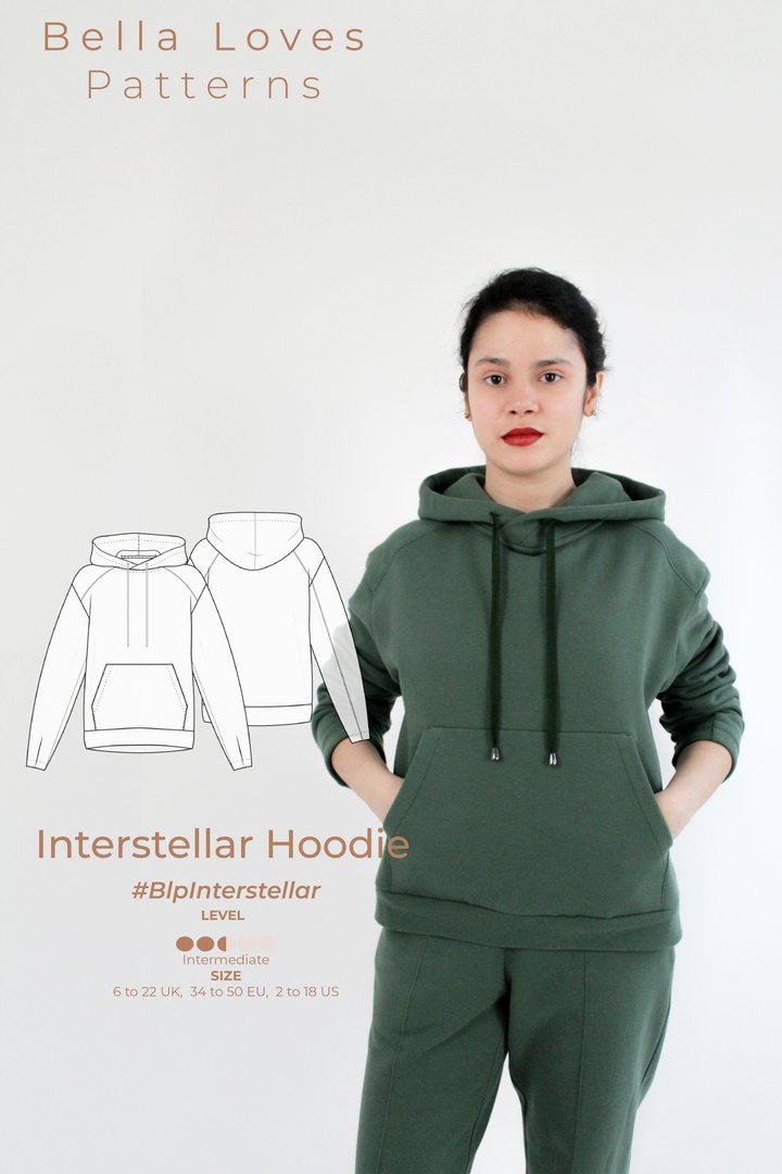 Bella Loves Patterns Interstellar Hoodie