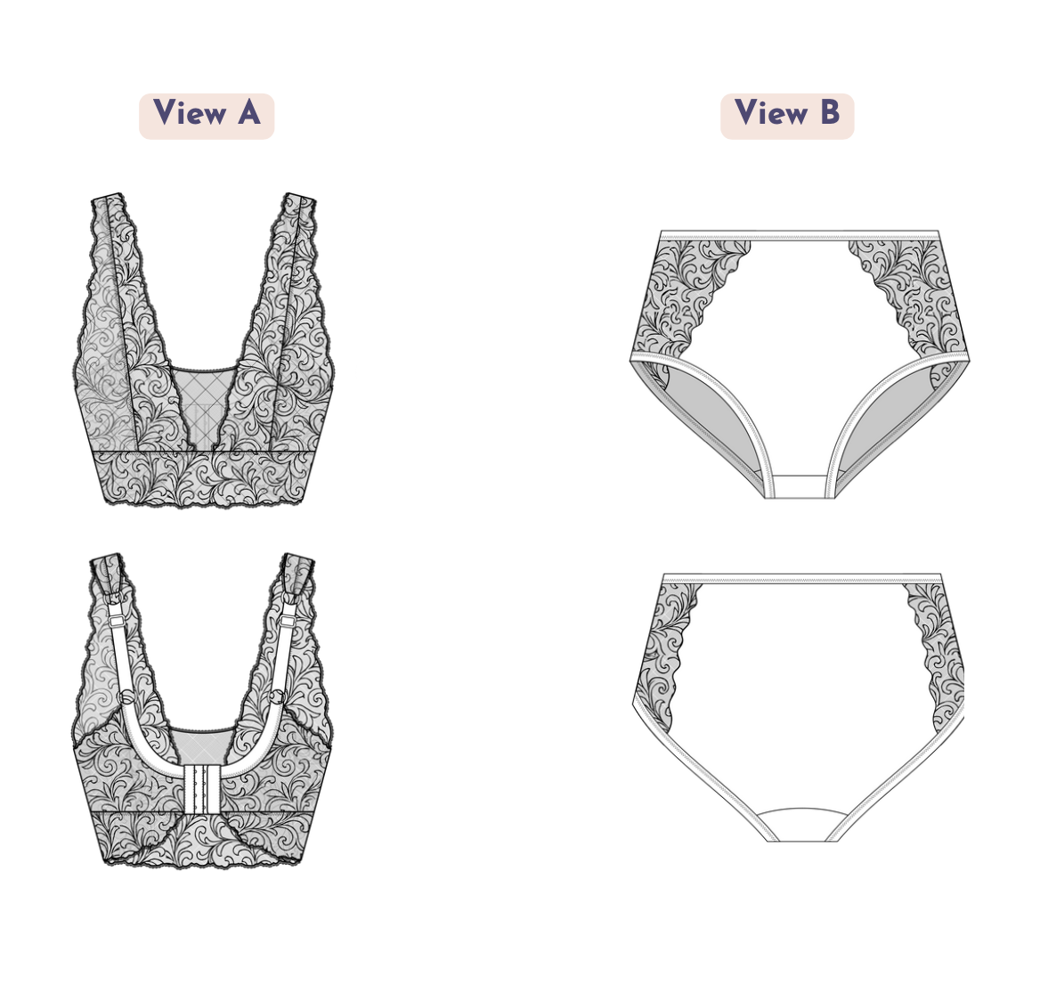 Madalynne Isla Bralette and Panty