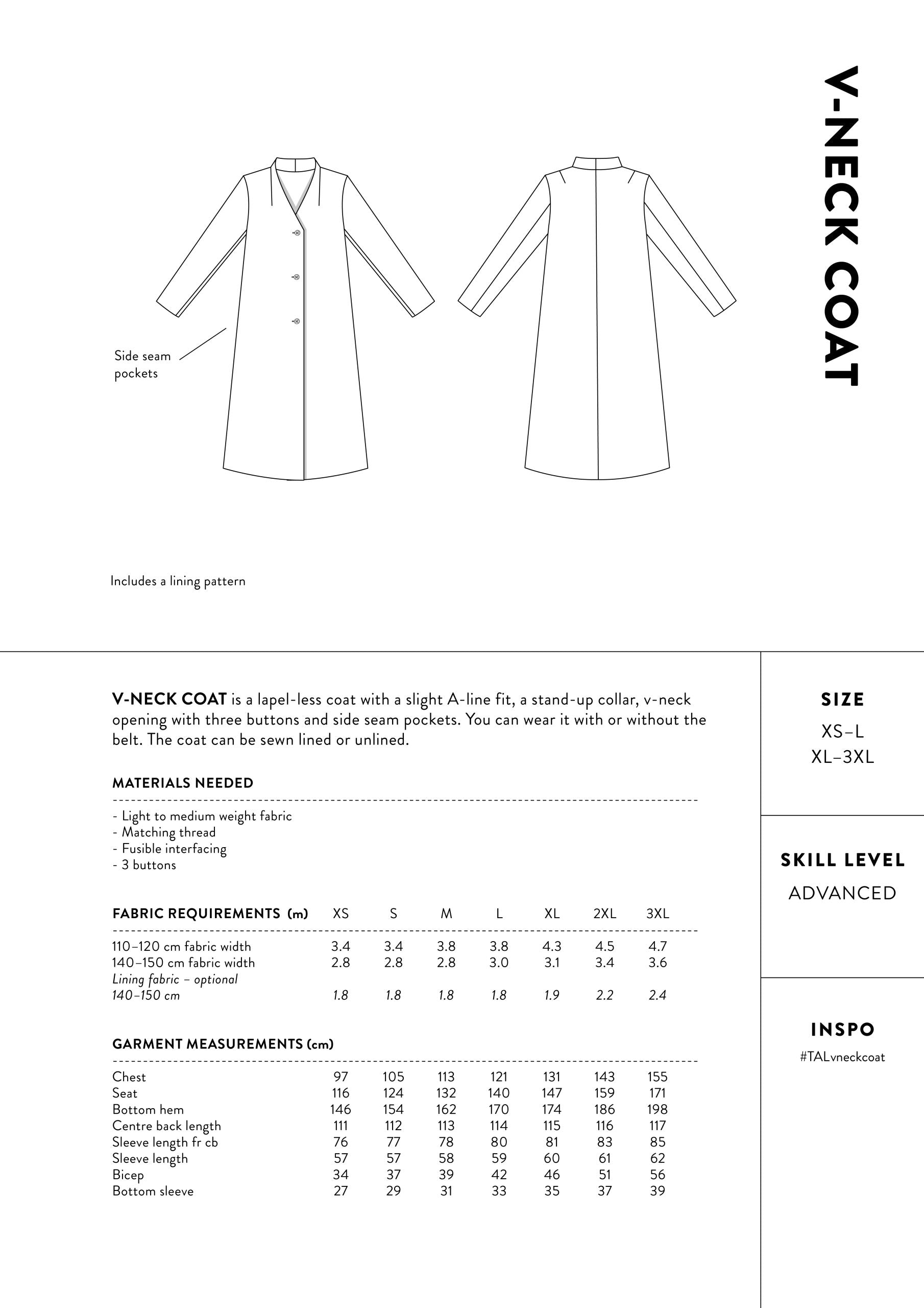 The Assembly Line V-neck Coat