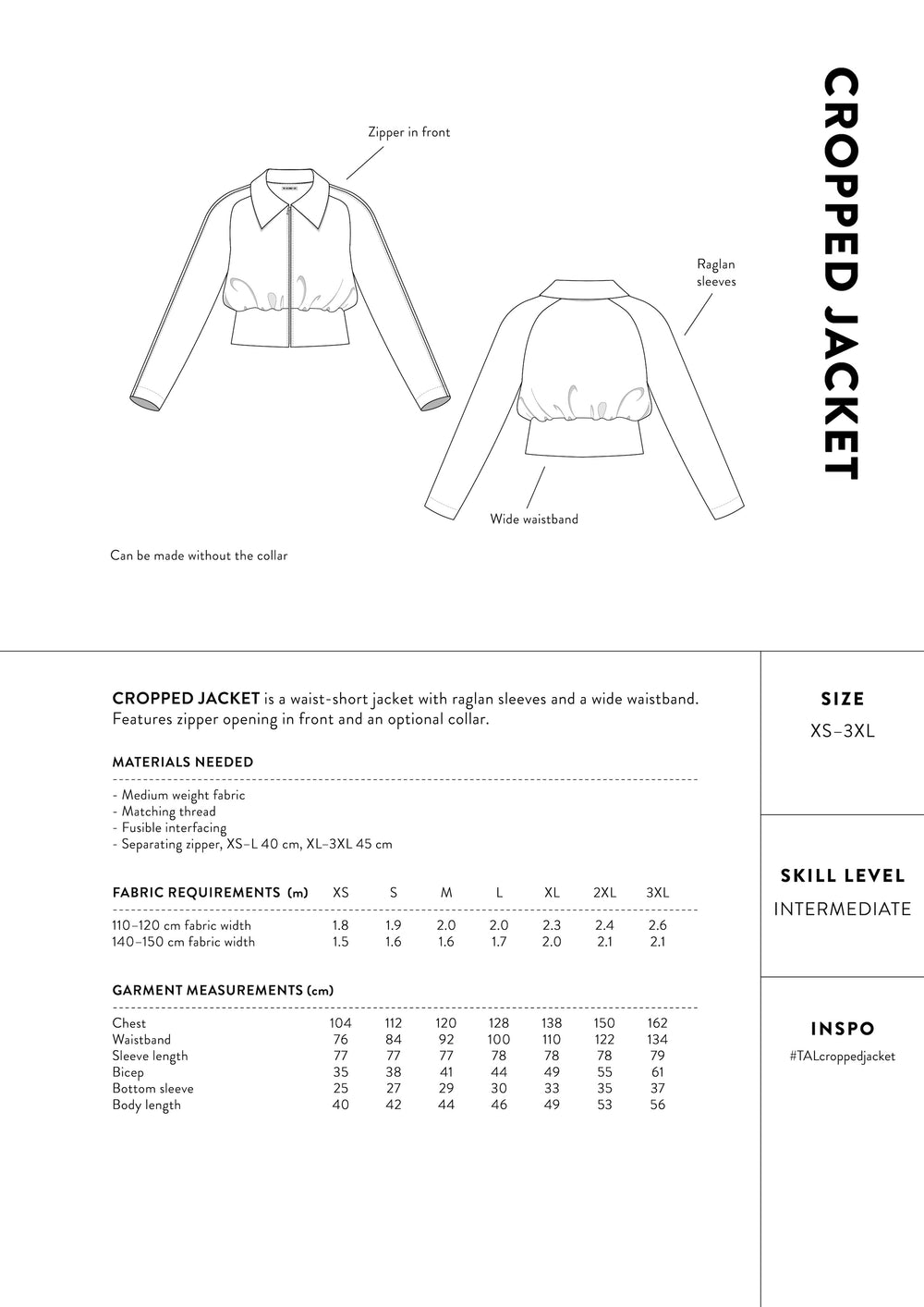 The Assembly Line Cropped Jacket – The Fold Line