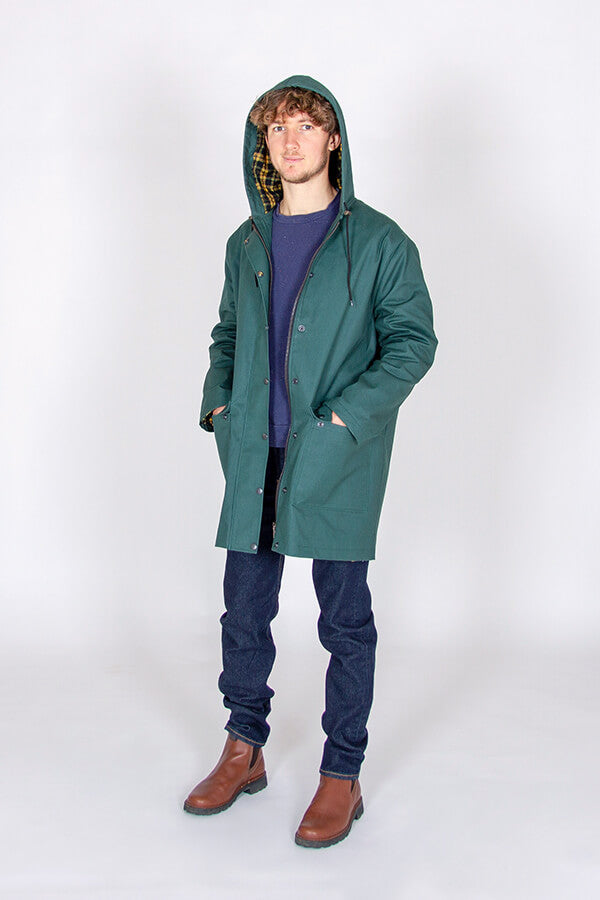 I AM Patterns Men's Jacques Raincoat