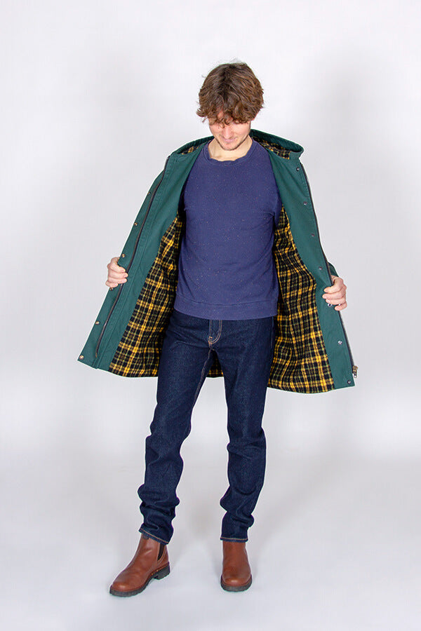 I AM Patterns Men's Jacques Raincoat