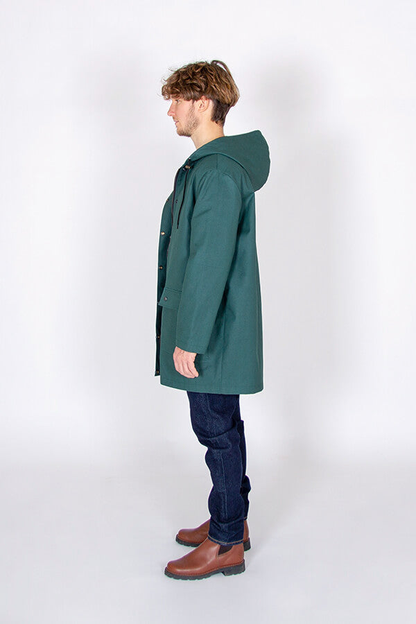 I AM Patterns Men's Jacques Raincoat