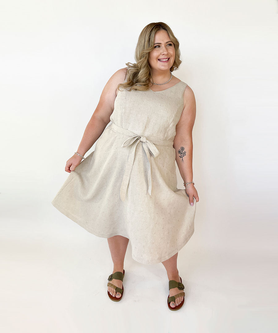 Jennifer Lauren Handmade Jade Wrap Dress