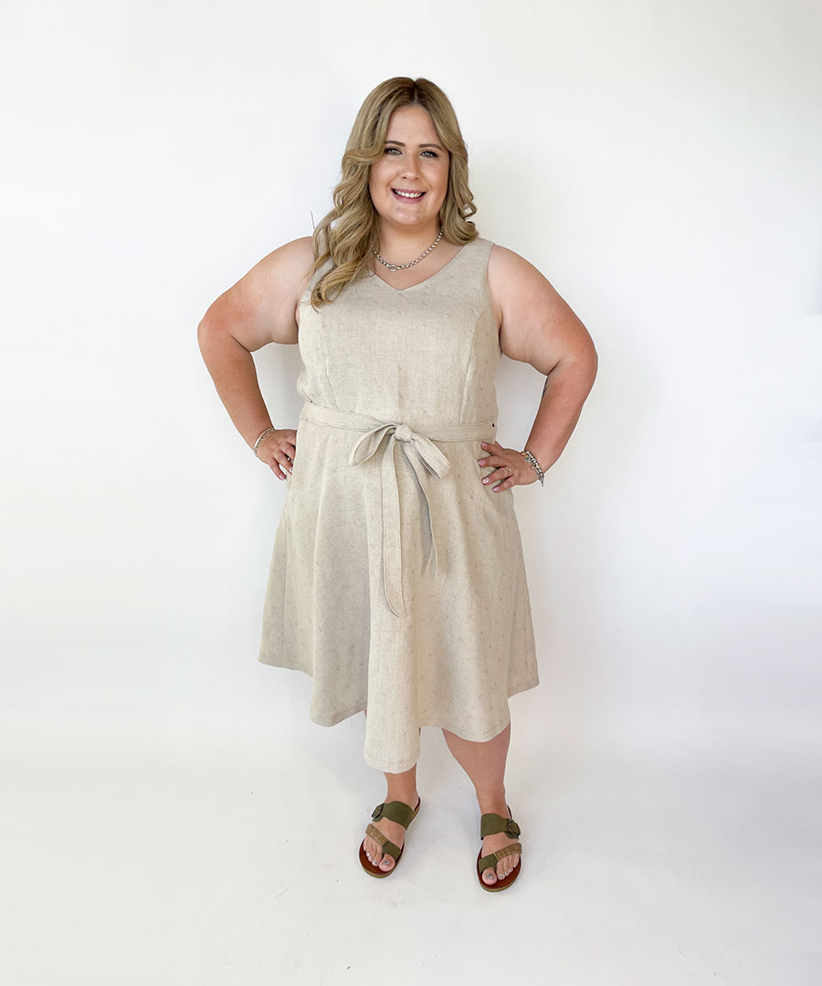 Jennifer Lauren Handmade Jade Wrap Dress