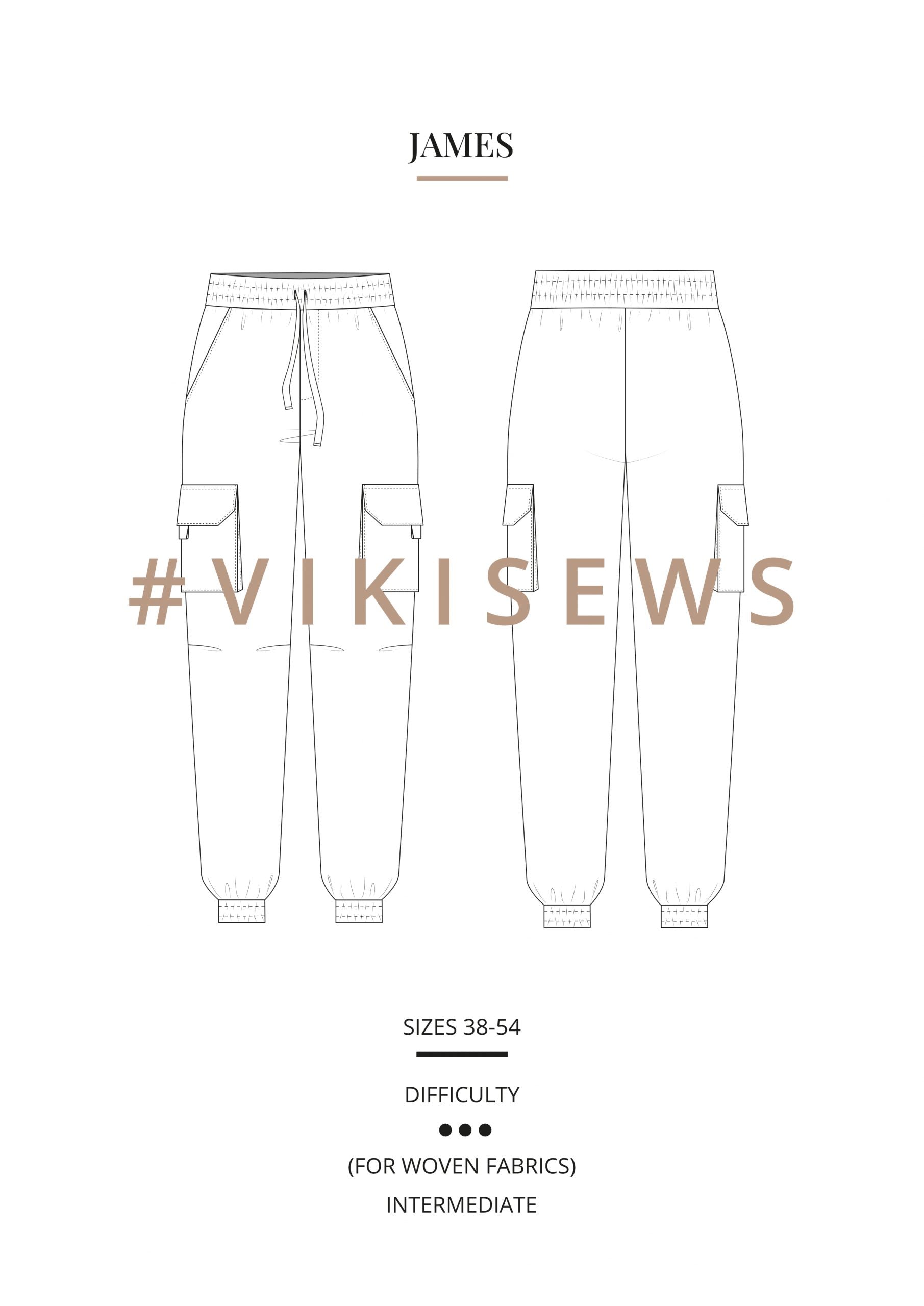 Vikisews Men's James Pants PDF