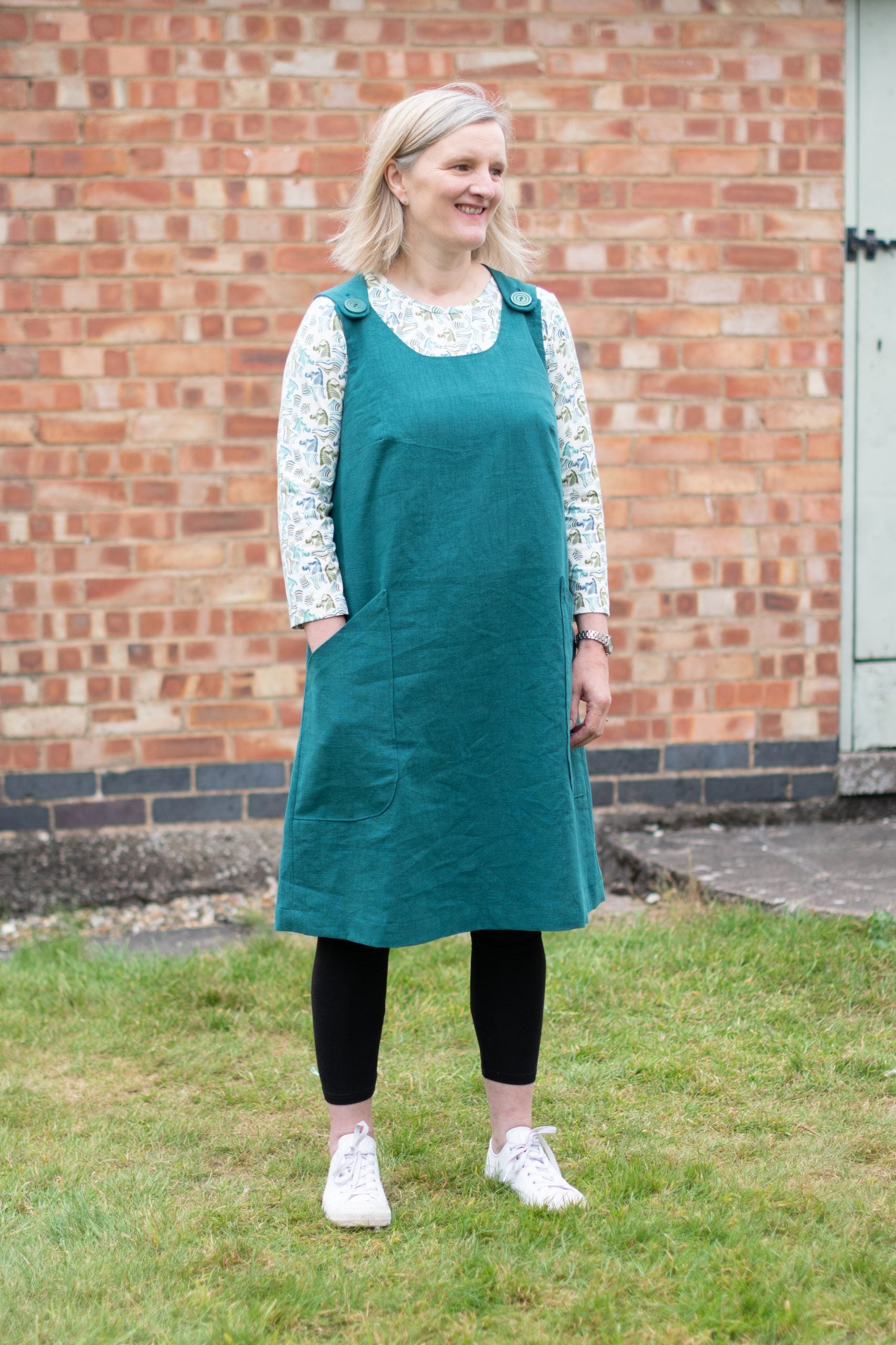 Bobbins and Buttons Jayne Pinafore Dress