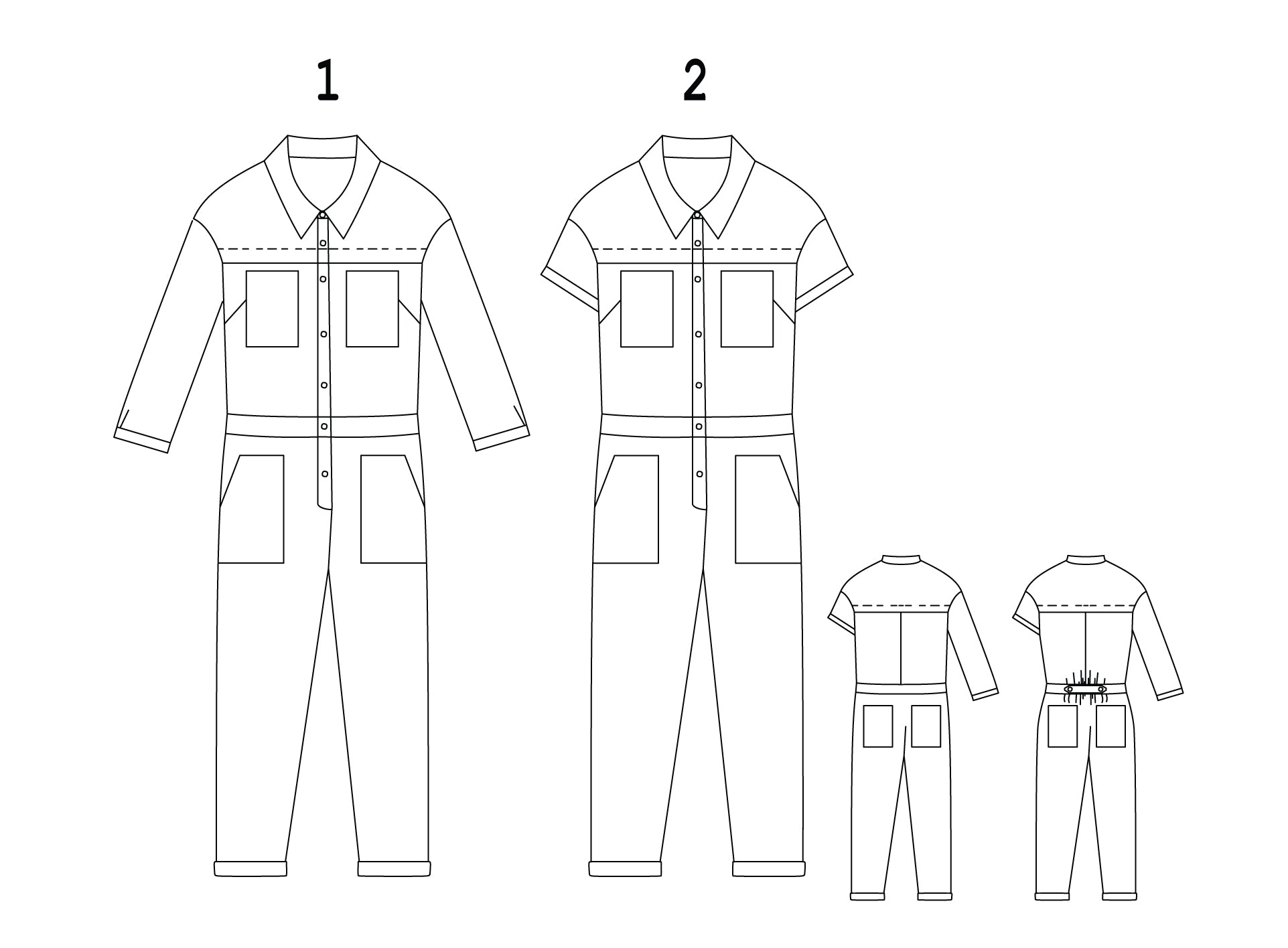 Ready to Sew Jean-Paul Boiler Suit Coverall