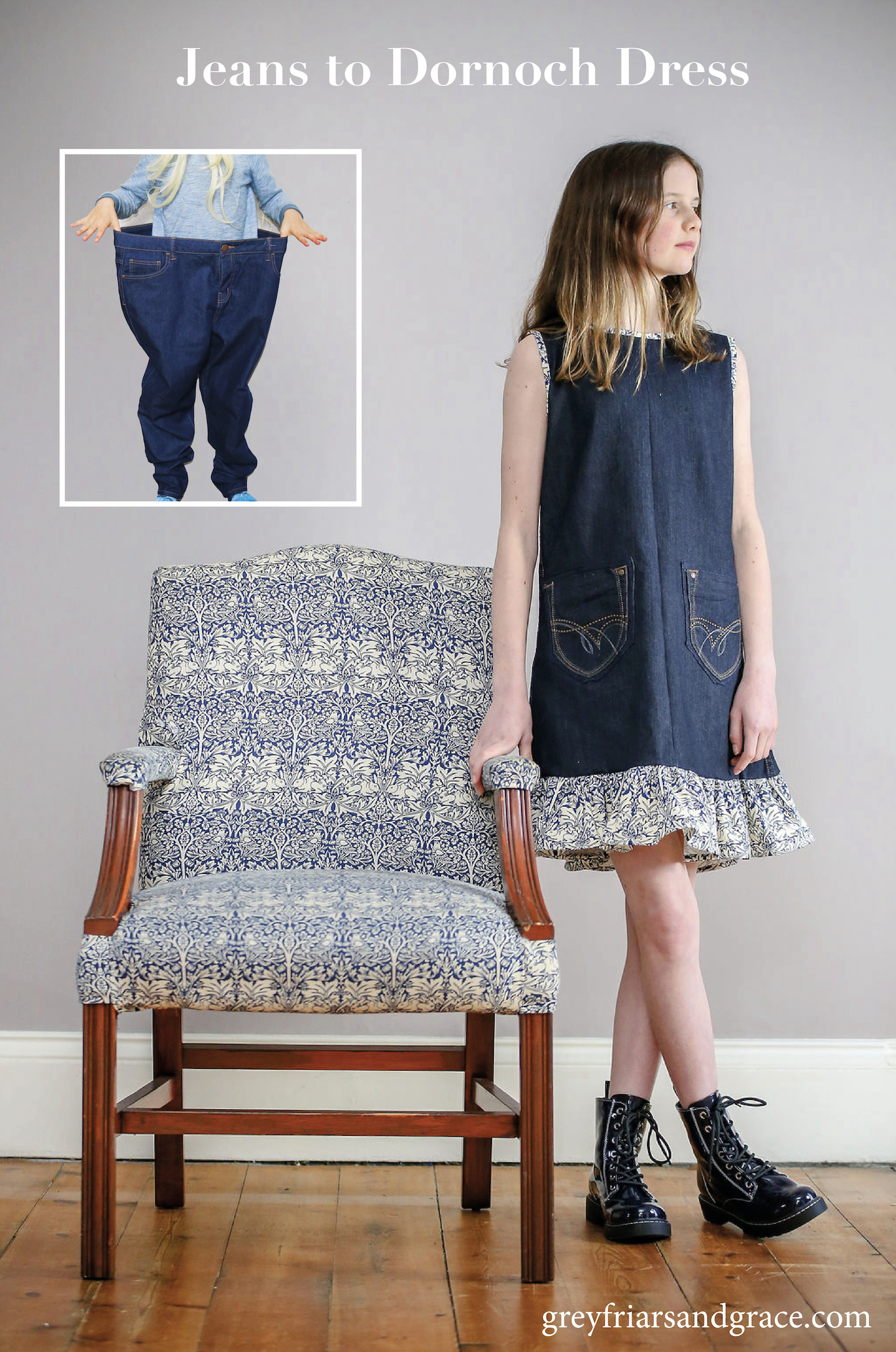Greyfriars and Grace Jeans to Dornoch Dress