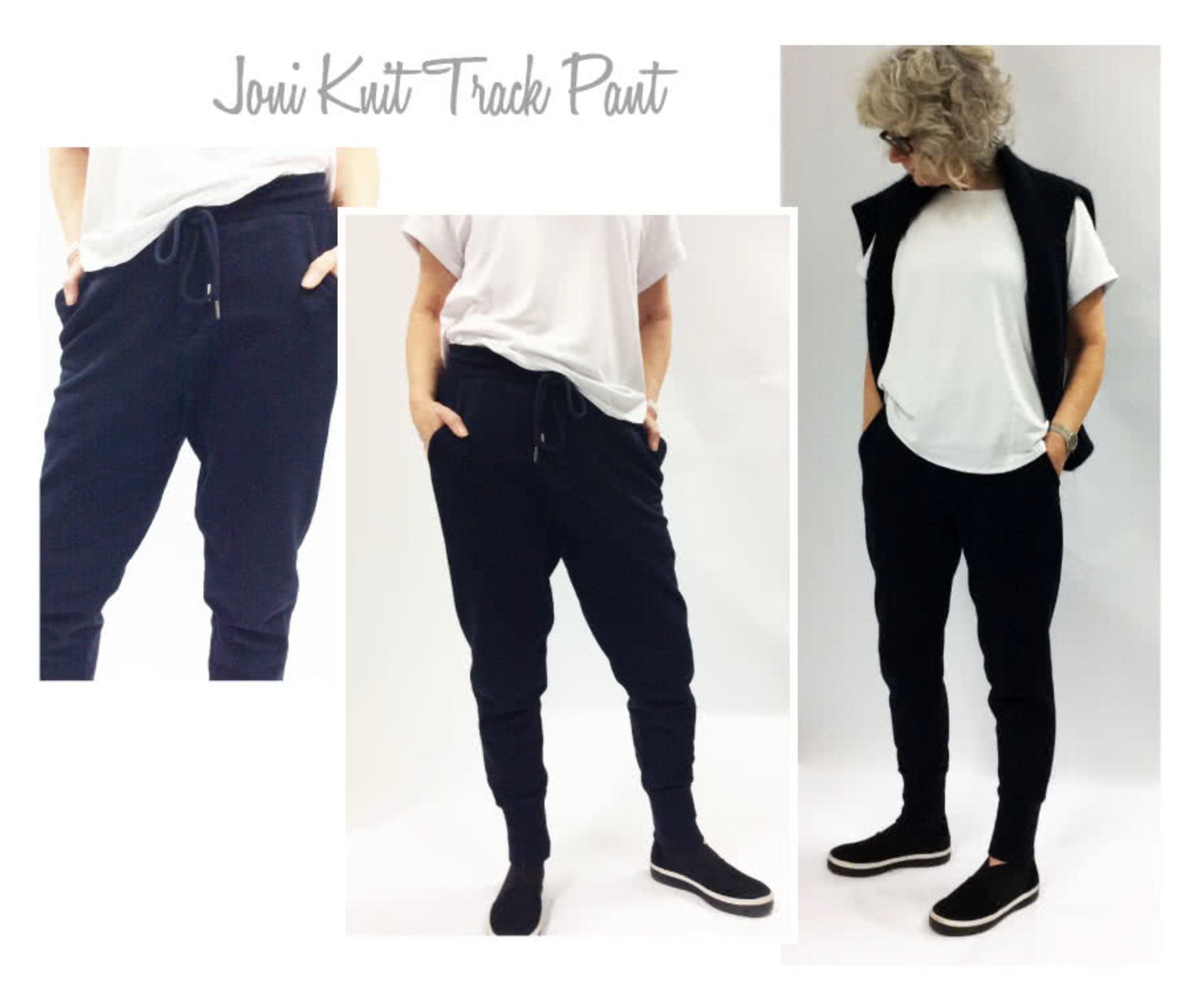 Style Arc Joni Knit Track Pant