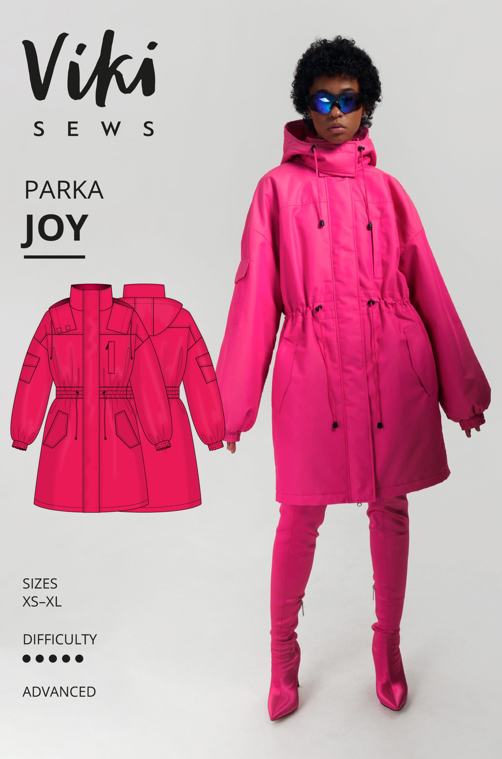Vikisews Joy Parka PDF – The Fold Line