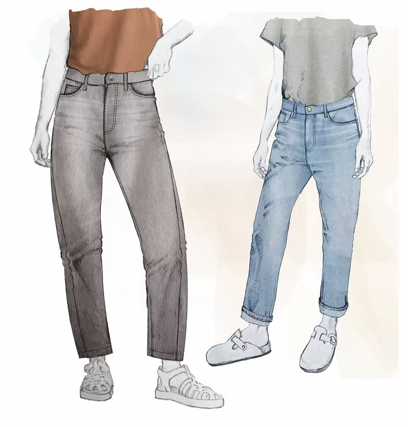 French Navy Jupiter Jeans