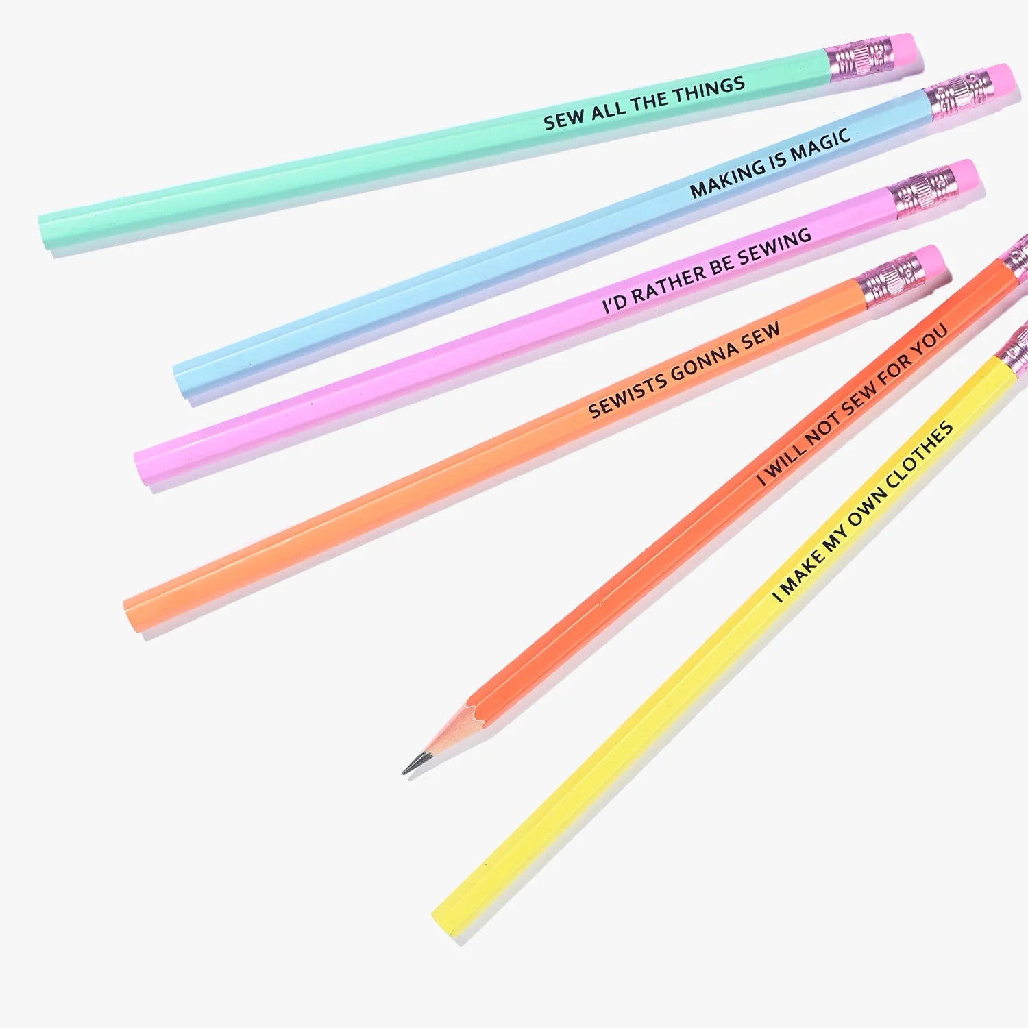 Kylie & The Machine Sewing Themed Pencils