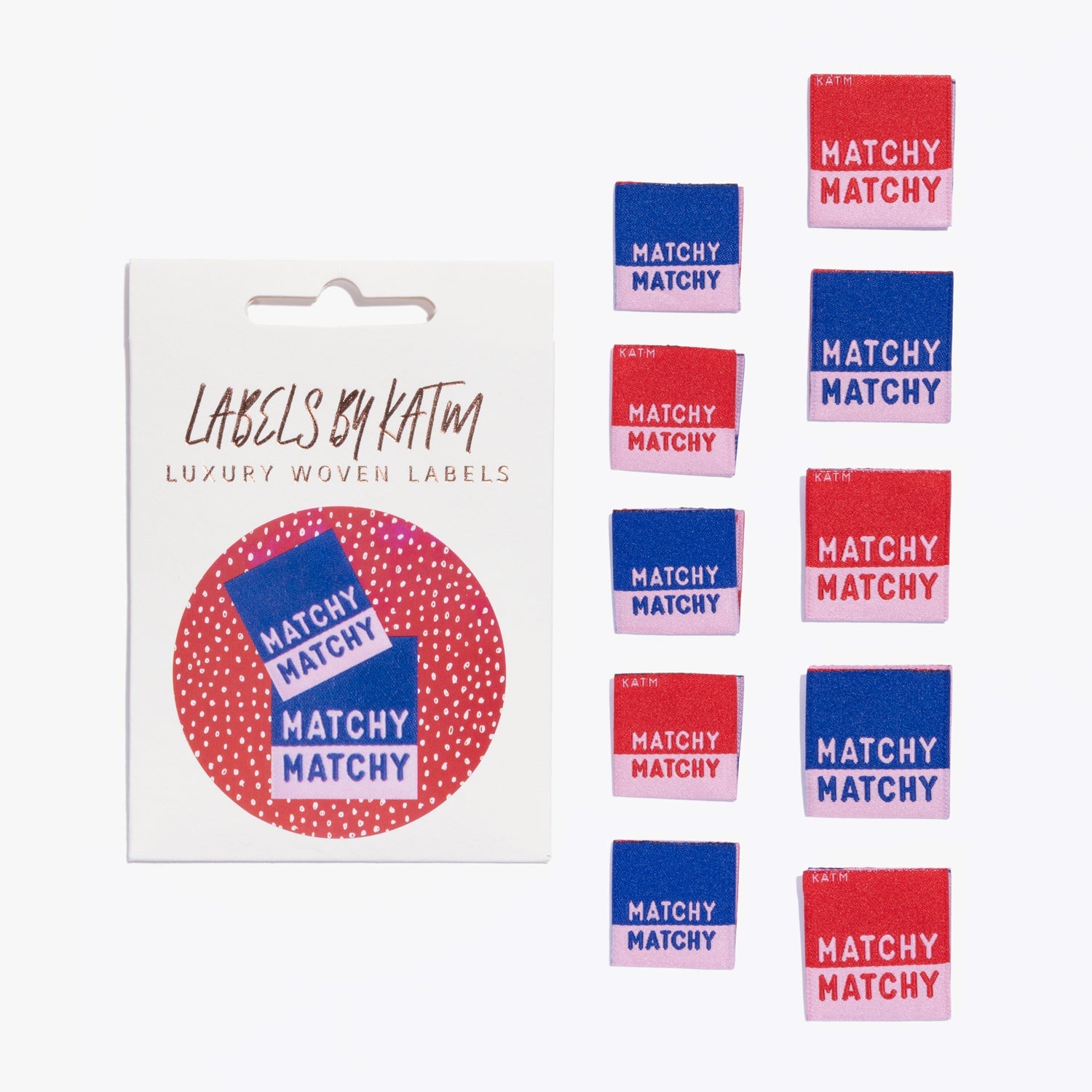 Kylie & The Machine 'Matchy Matchy' Woven Labels