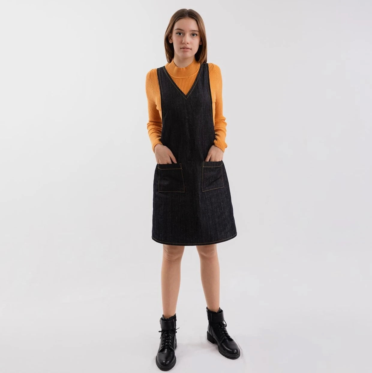 Fieldwork Patterns Katy Pinafore Dress