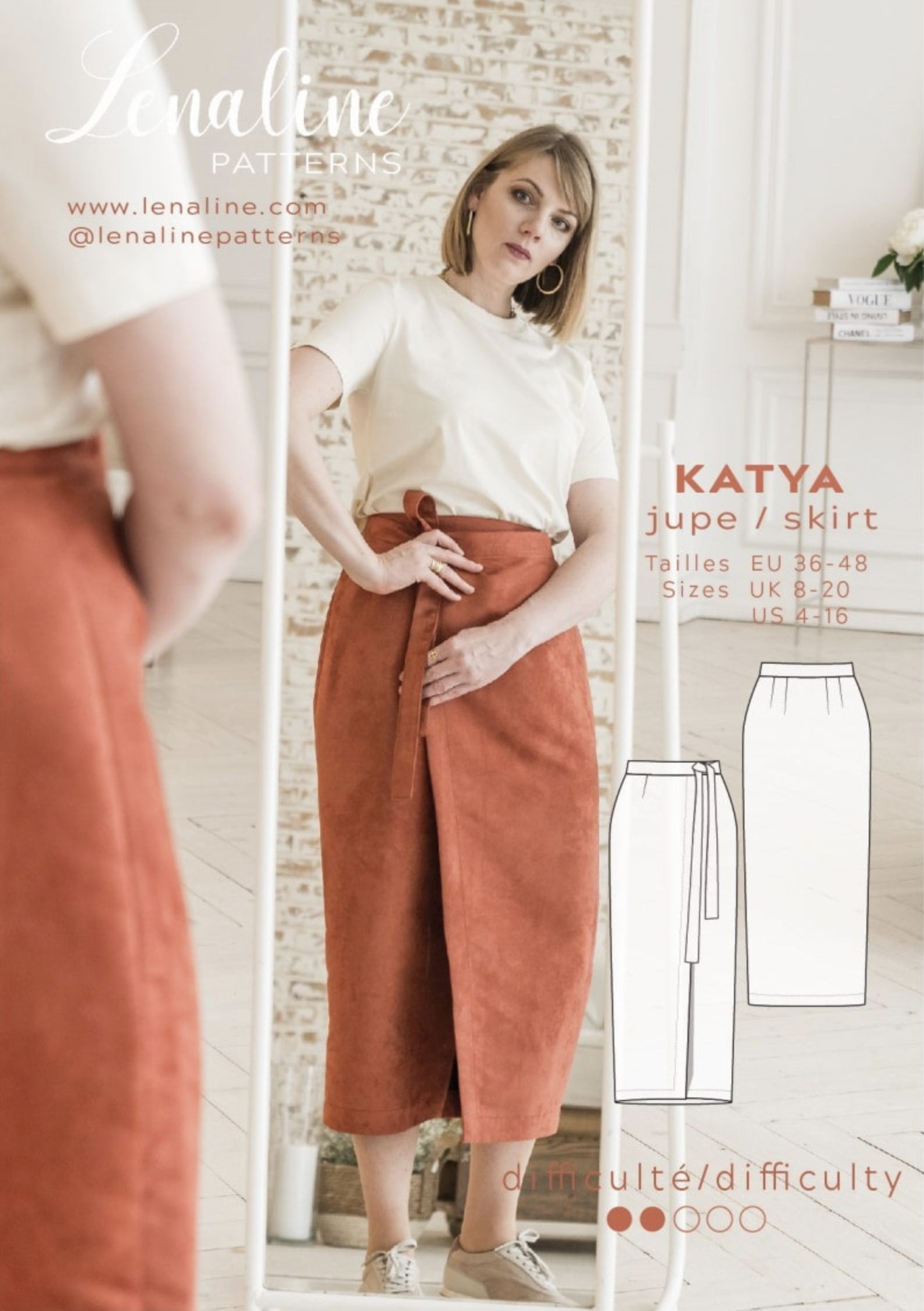 Lenaline Patterns Katya Skirt PDF